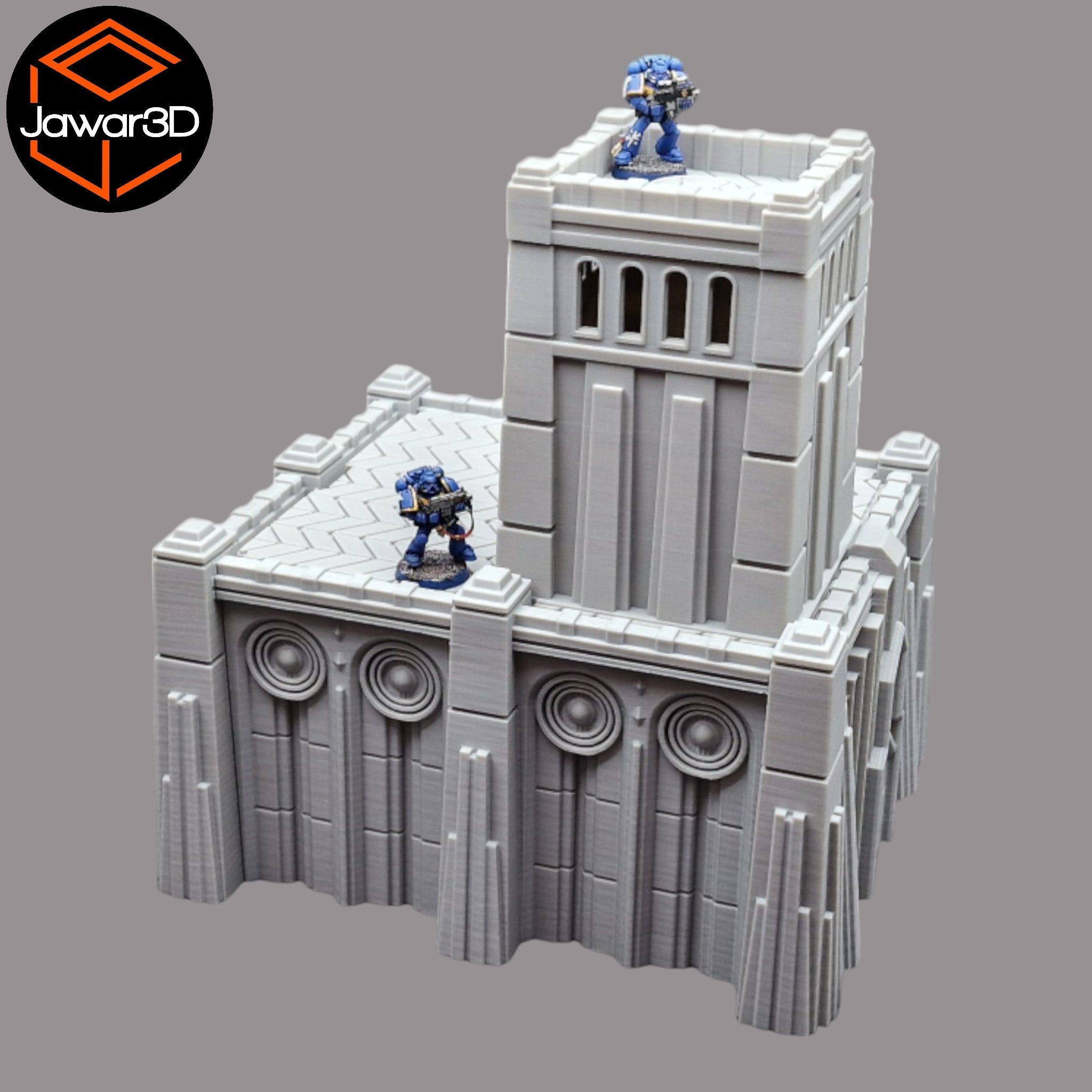 Sylas Building #1 - 28mm Wargaming Scatter Terrain Scenery Tabletop Miniature Jawar3d