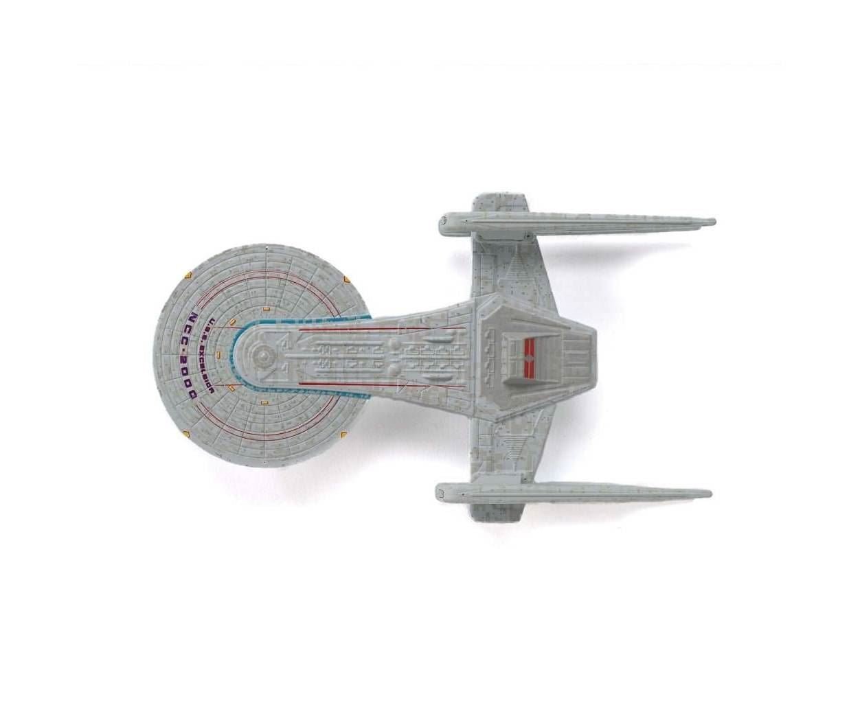 #158 U.S.S. Excelsior (Prototype II) Issue #158 Nilo Rodis Concept Model Diecast Ship (Eaglemoss / Star Trek) Real Merch