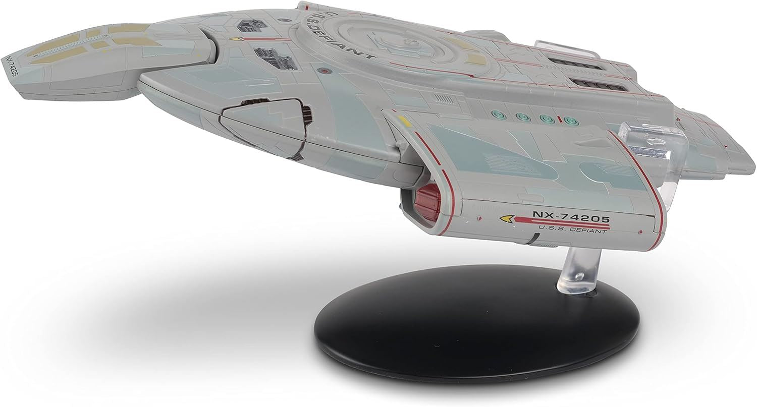 #07 U.S.S. Defiant NX-74205 XL EDITION Model Die Cast Ship (Eaglemoss / Star Trek) Real Merch