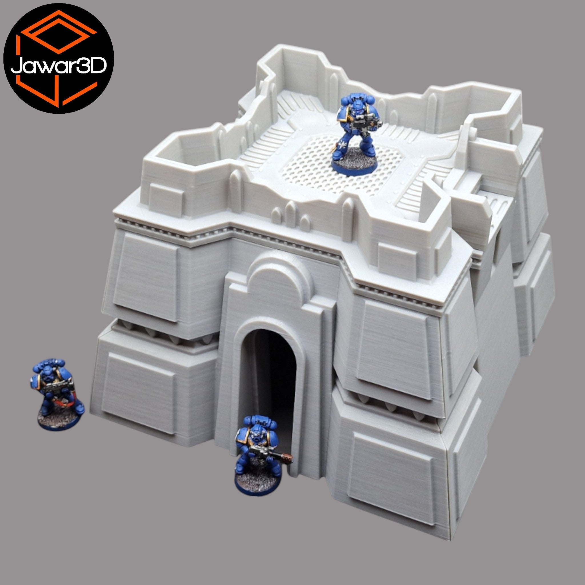Korrin Fortress Tower - 28mm Wargaming Scatter Terrain Scenery Tabletop 1 Opening Jawar3d
