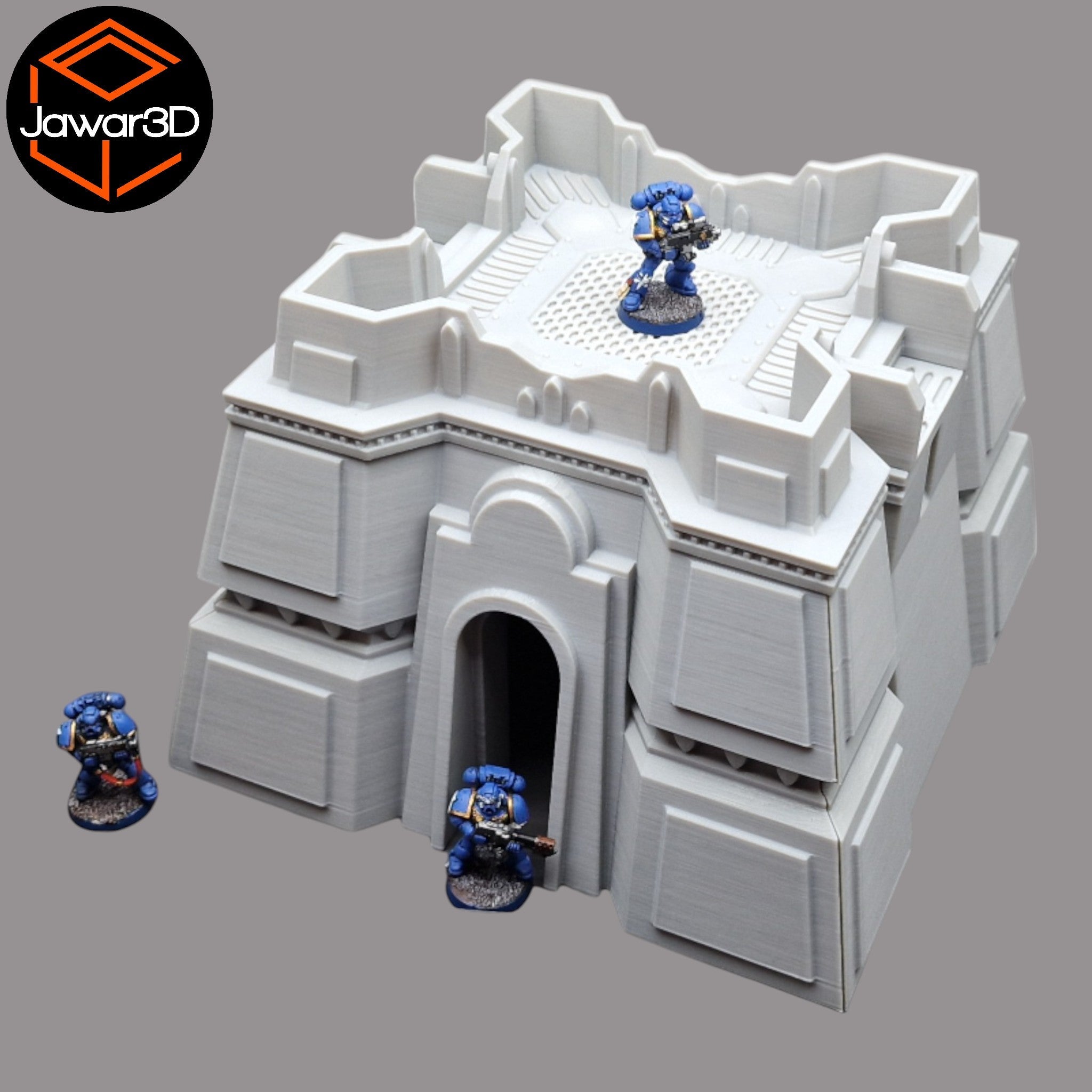 Korrin Fortress Tower - 28mm Wargaming Scatter Terrain Scenery Tabletop 2 Opening Jawar3d