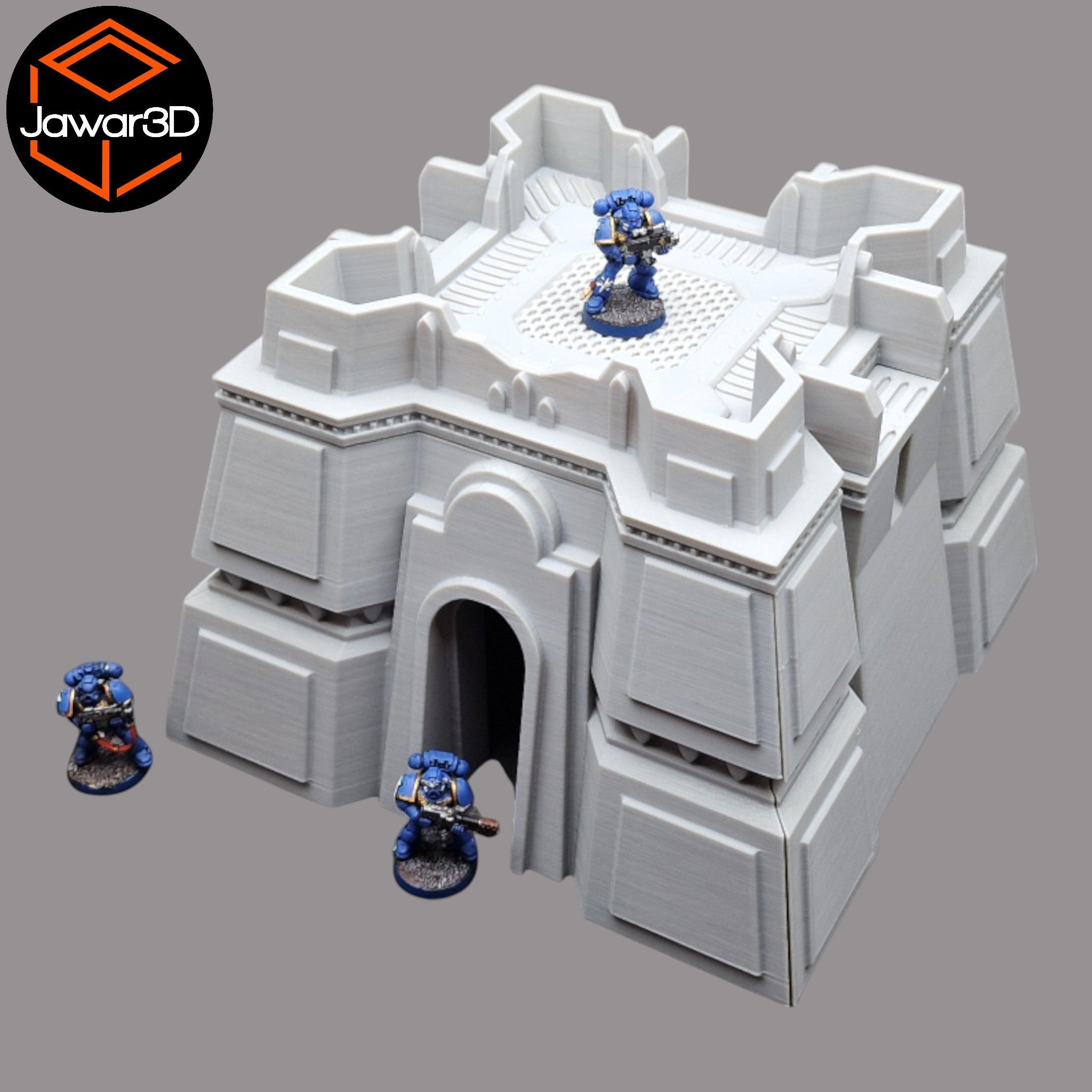 Korrin Fortress Tower - 28mm Wargaming Scatter Terrain Scenery Tabletop 3 Opening Jawar3d