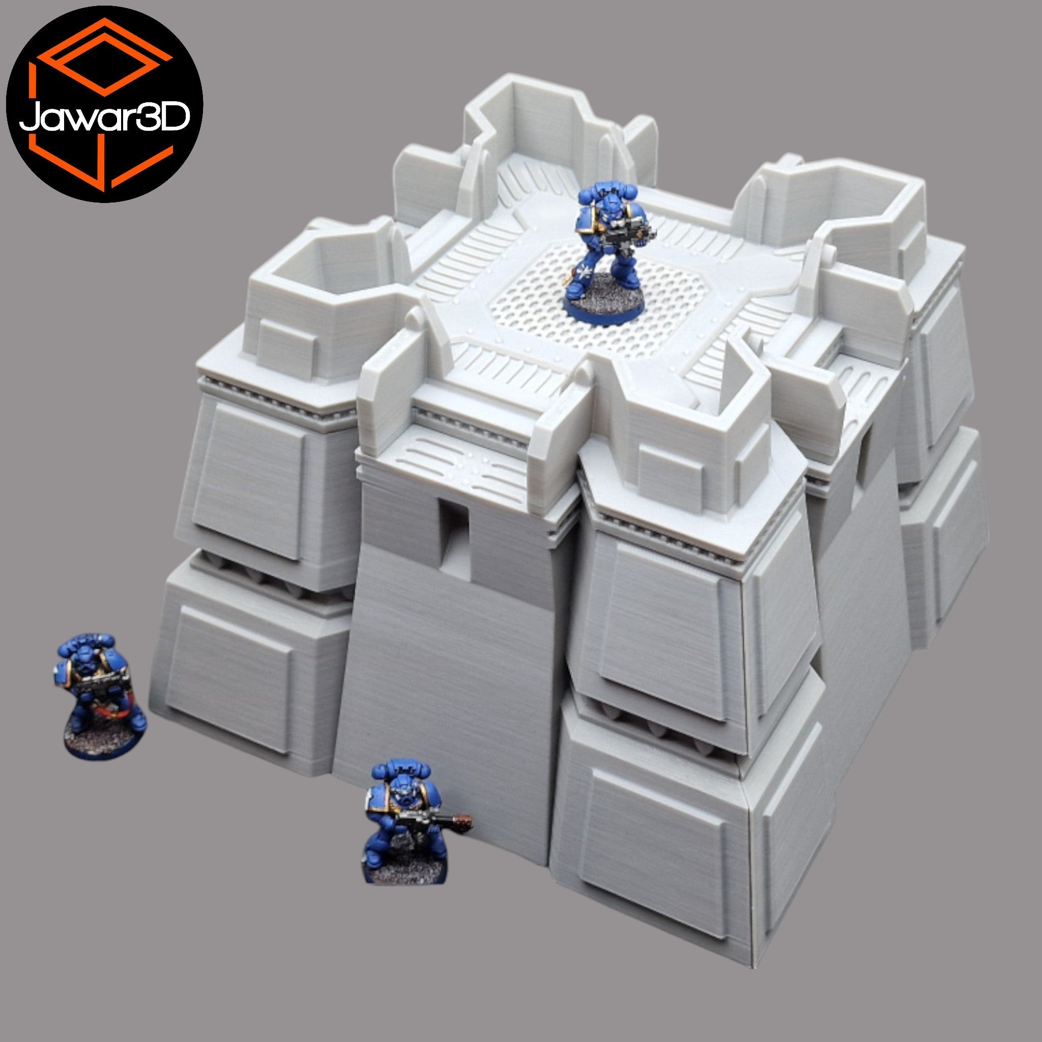 Korrin Fortress Tower - 28mm Wargaming Scatter Terrain Scenery Tabletop 4 Opening Jawar3d