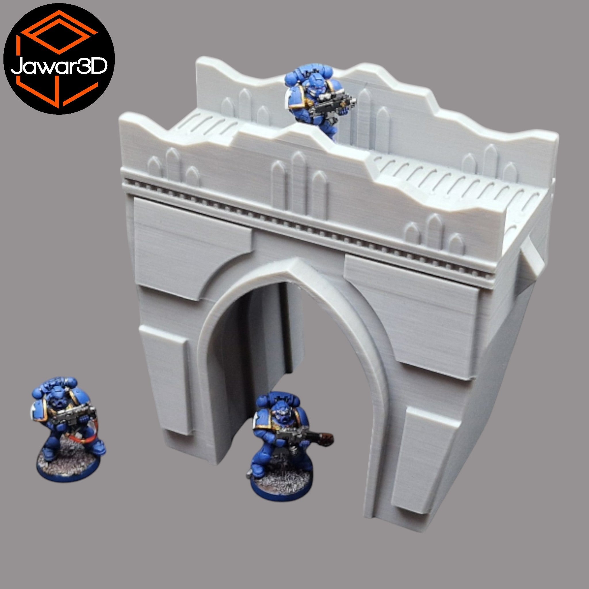 Korrin Fortress Bridge - 28mm Wargaming Scatter Terrain Scenery Tabletop Jawar3d