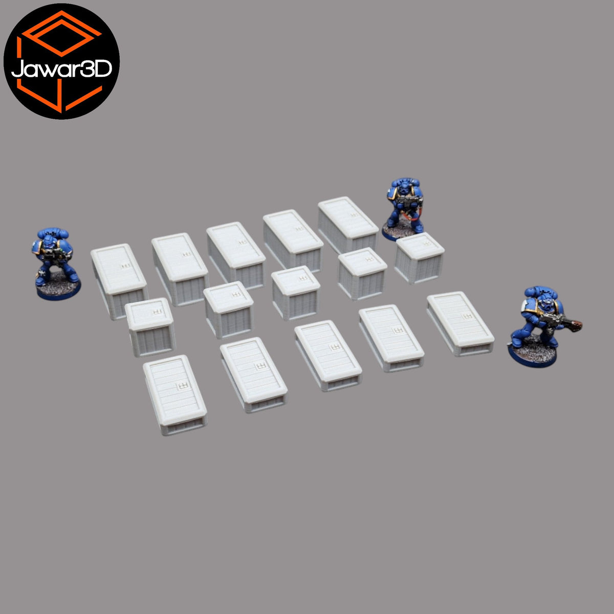 Crate Selection - 28mm Wargaming Scatter Terrain Scenery Tabletop Jawar3d