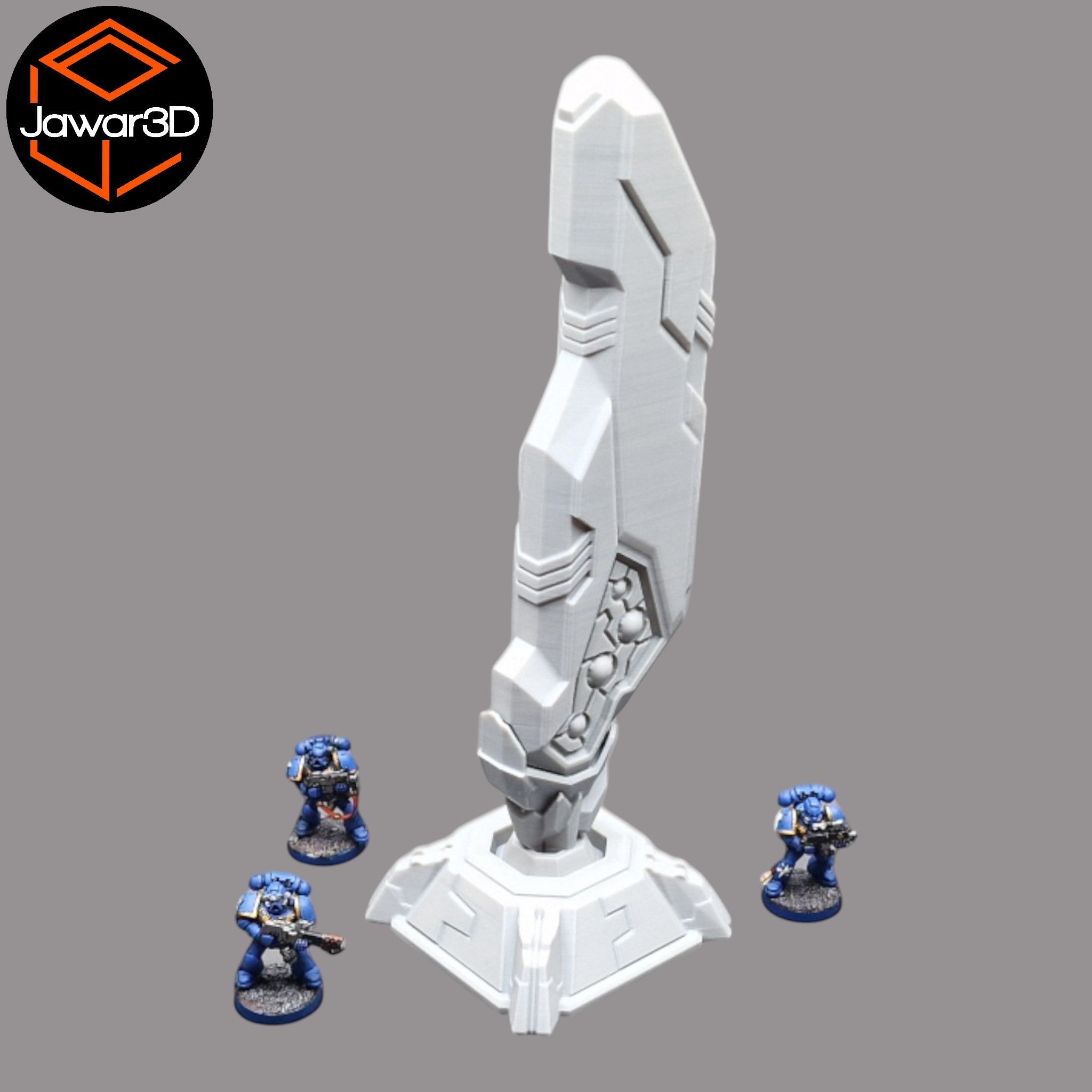 Amara Monolith #2 - 28mm Wargaming Scatter Terrain Scenery Tabletop Miniature Jawar3d