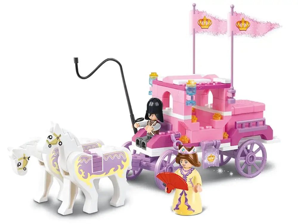 Sluban Girls Dream Royal Carriage Building Brick Set Sluban