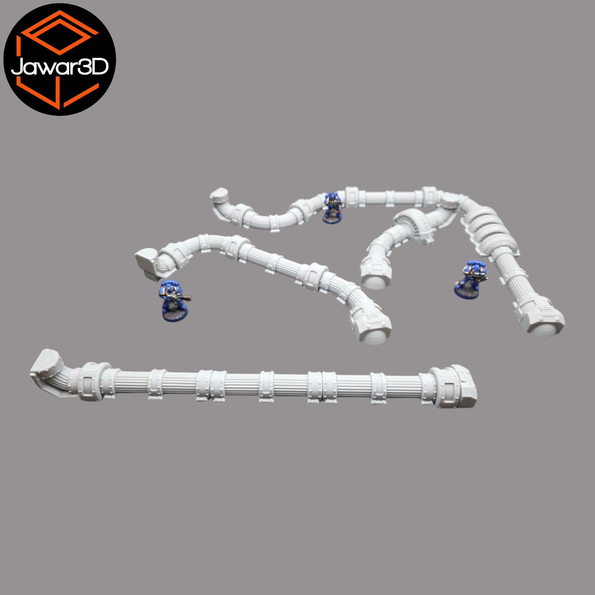 Pipe Set - 28mm Wargaming Scatter Terrain Scenery Tabletop Miniature Jawar3d