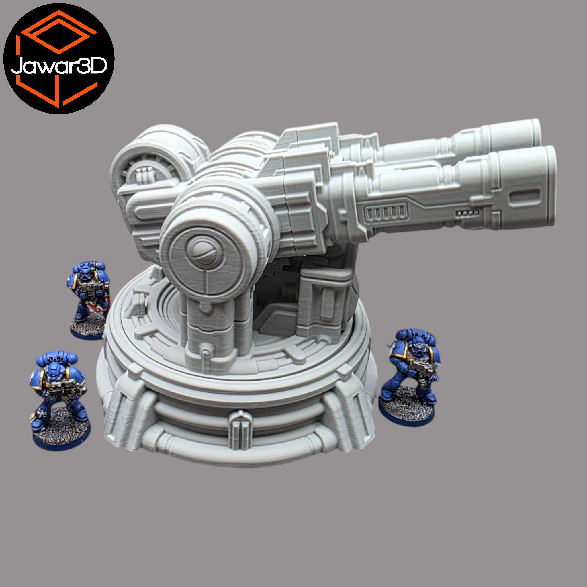 Ethereal Heavy Plasma Cannon - 28mm Wargaming Scatter Terrain Scenery Tabletop Miniature Jawar3d