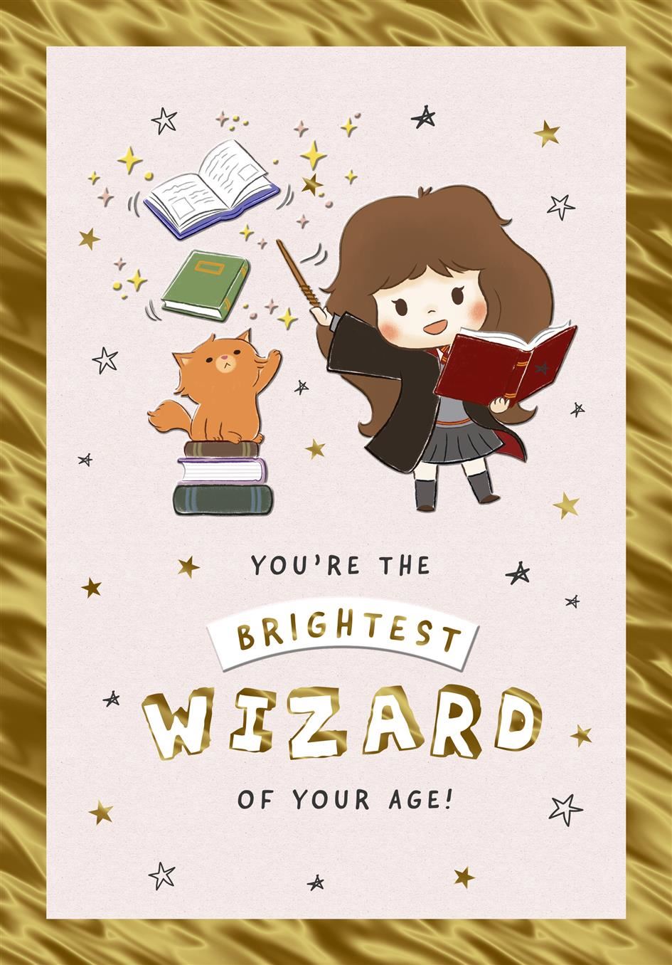 Hallmark - You're The Brightest Wizard Of Your Age Birthday Card for Girl
