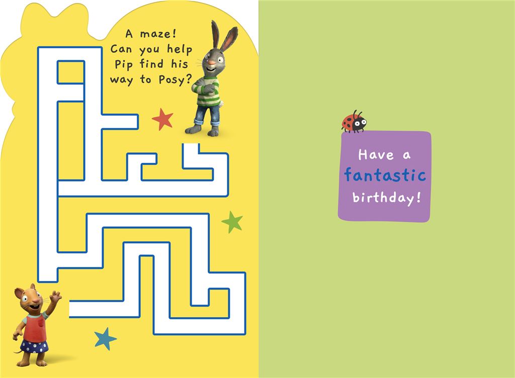 Hallmark - Wishing You Birthday Adventures, Pip and Posy Card