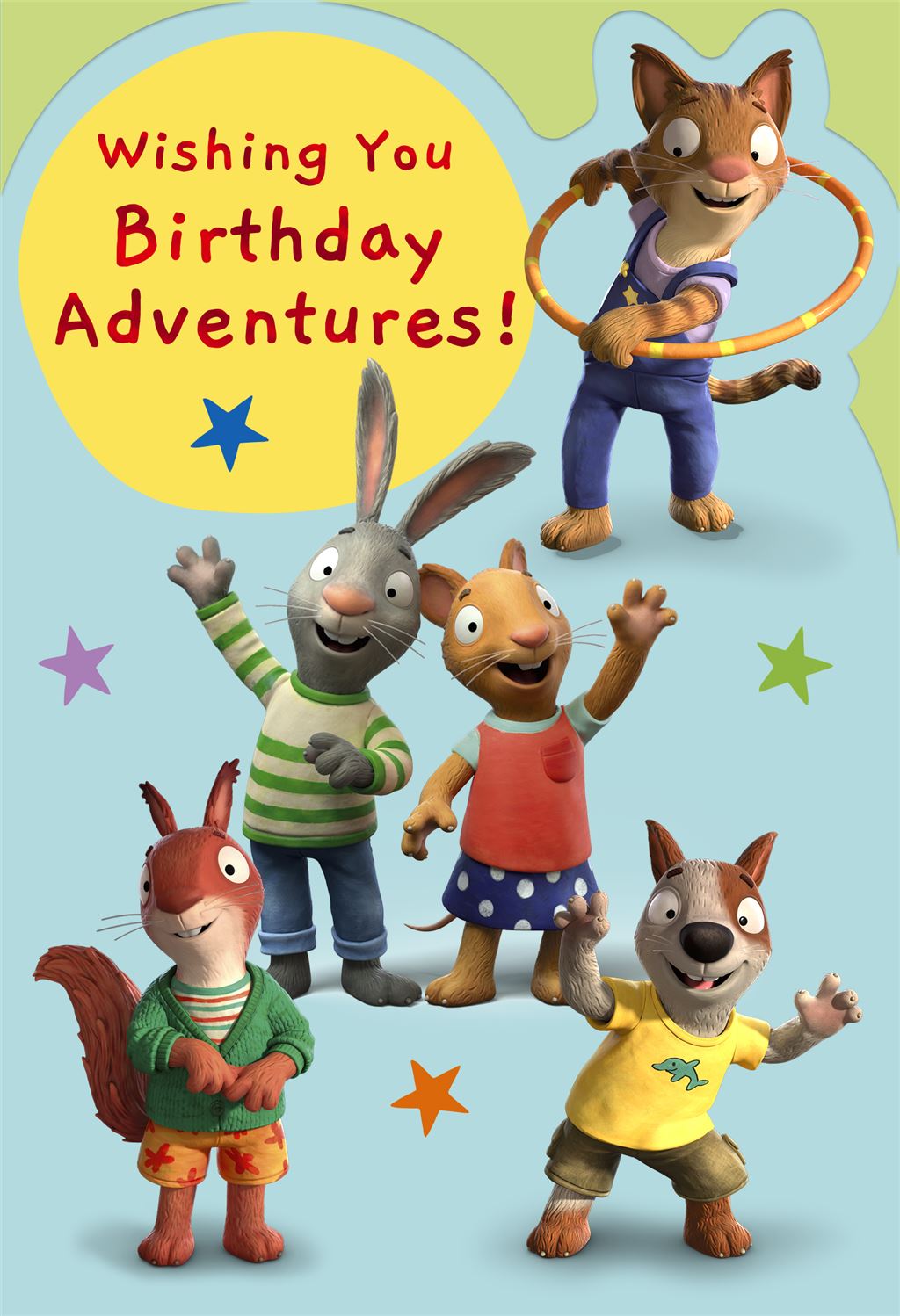Hallmark - Wishing You Birthday Adventures, Pip and Posy Card