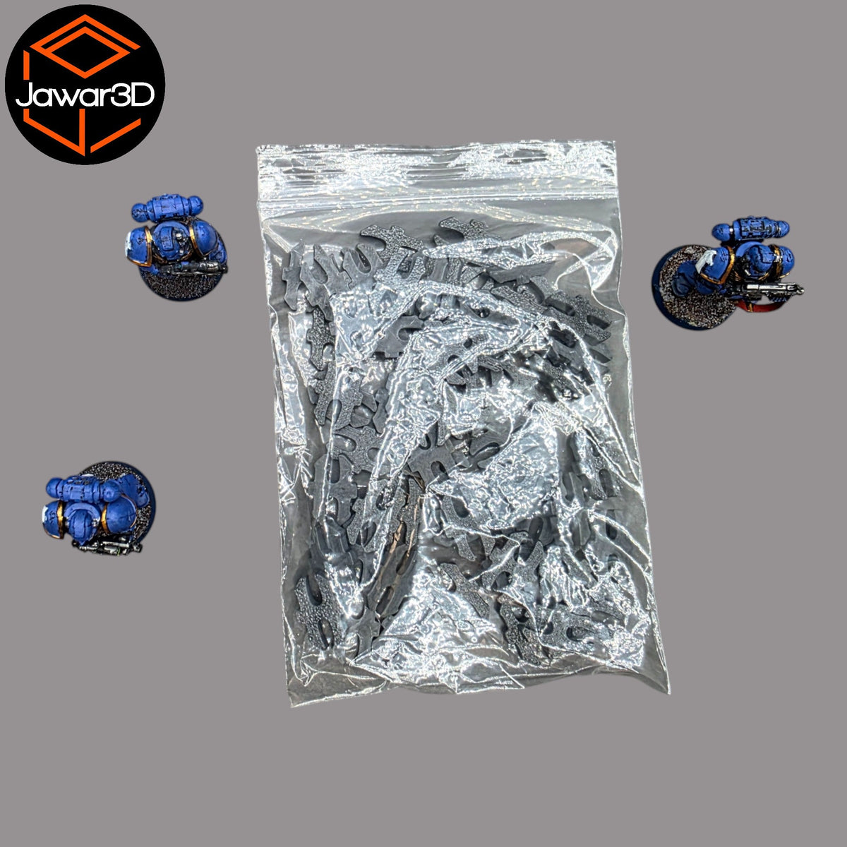 Openlock Clips x50 - 28mm Wargaming Scatter Terrain Scenery Tabletop Miniature Jawar3d