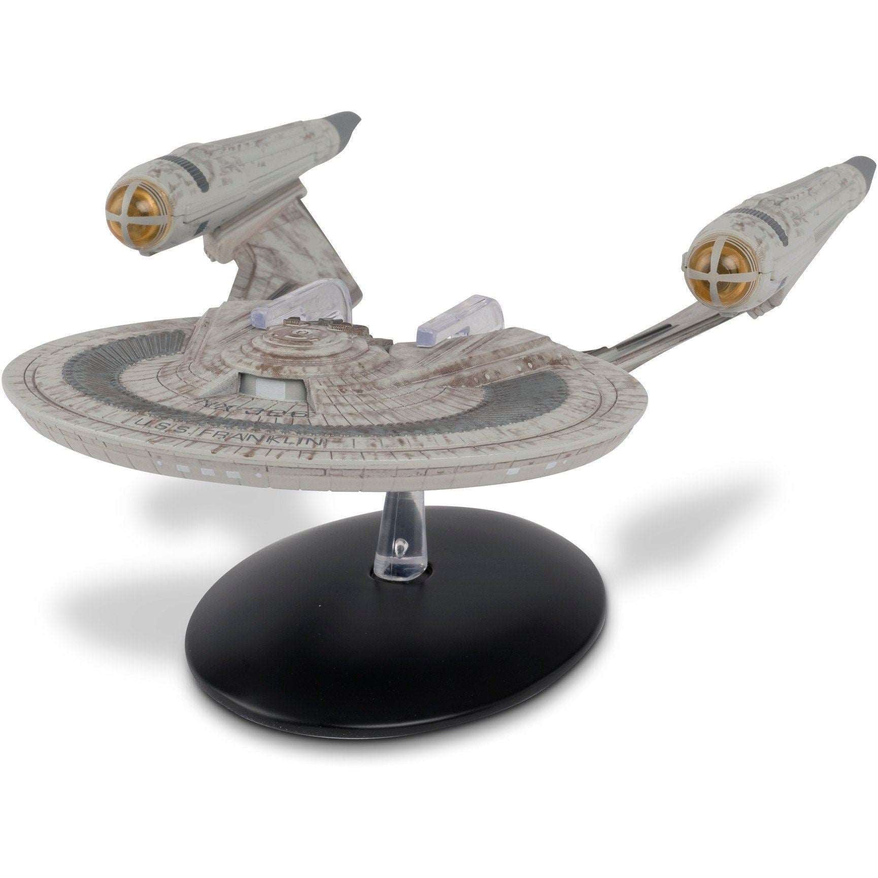 #08 U.S.S. Franklin NX-326 Model Die Cast Ship SPECIAL ISSUE (Eaglemoss / Star Trek) Real Merch