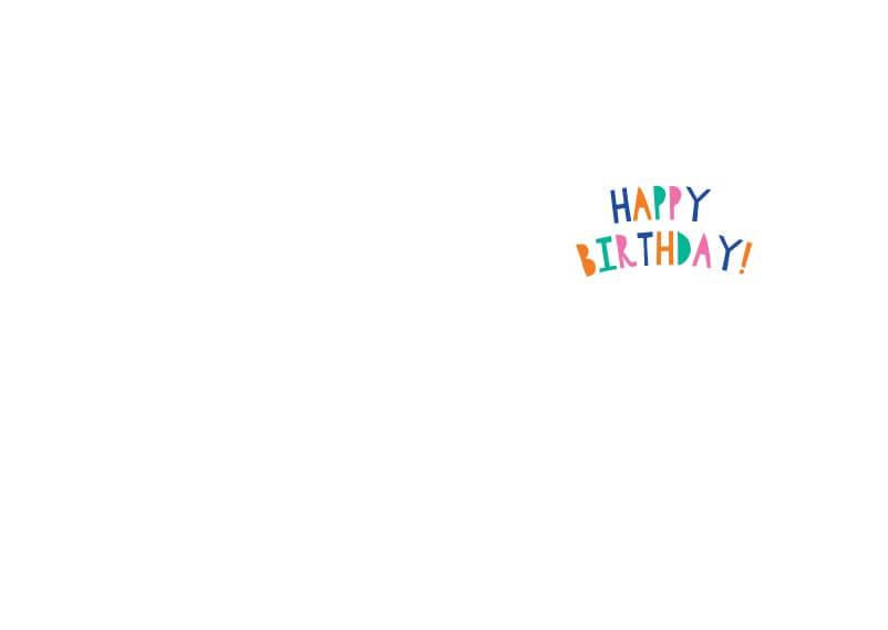 Happy Birthday Card - Age 1 (105 x 148 mm) Curious Minds