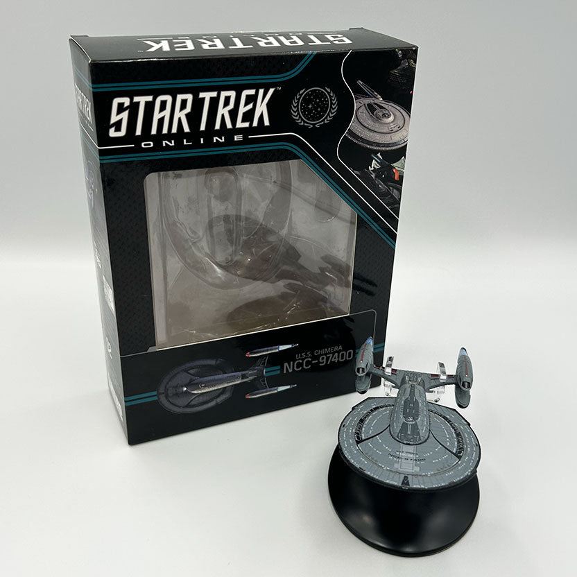 #02 U.S.S. Chimera NCC-97400 Chimera-class Heavy Destroyer STO Diecast Model Ship (Eaglemoss / Star Trek) Real Merch