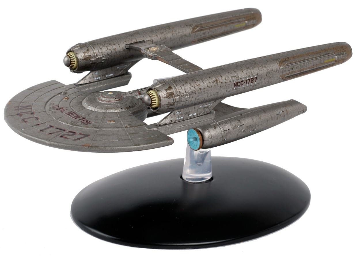 #28 U.S.S. Newton NCC-1727 (Newton-type) Model Diecast Ship BONUS ISSUE (Eaglemoss / Star Trek) Real Merch