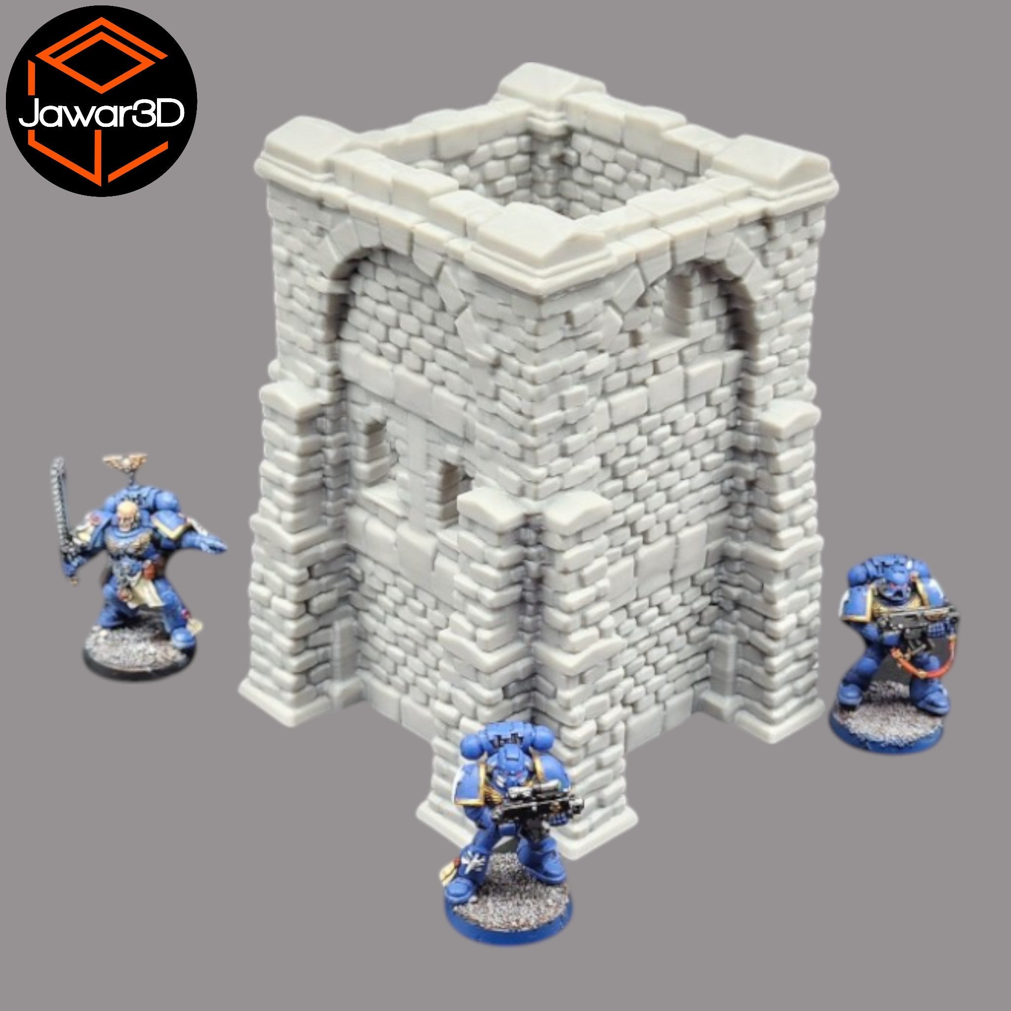 Crumbling Ruins #12 - 28mm Wargaming Scatter Terrain Scenery Tabletop Miniature Jawar3d