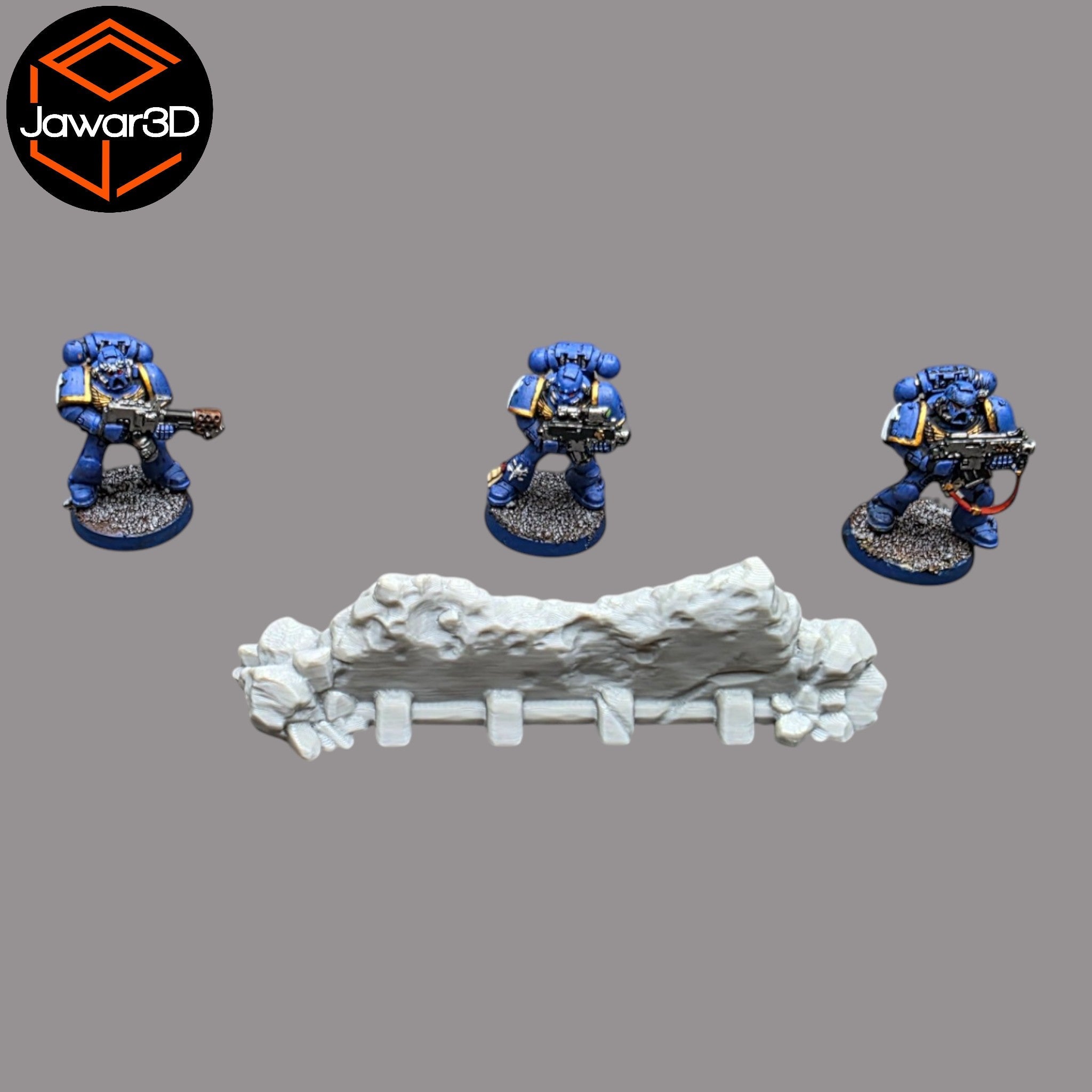 Empire Ruins #1 -28mm Wargaming Scatter Terrain Scenery Tabletop Miniature Jawar3d