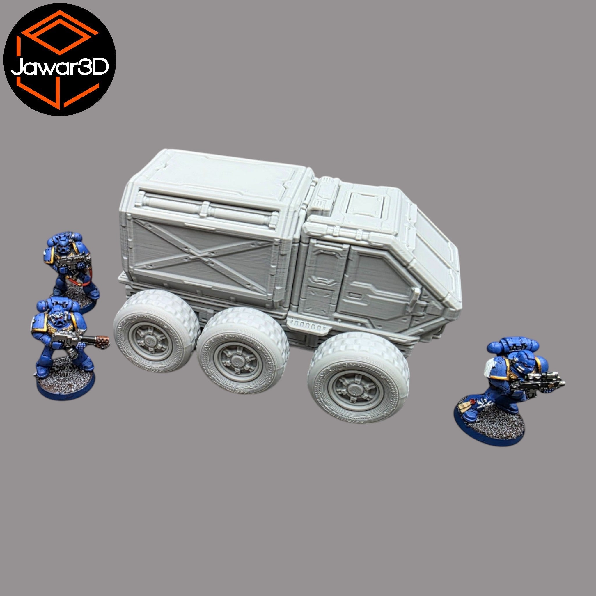 District 12 Vehicle #4 -28mm Wargaming Scatter Terrain Scenery Tabletop Miniature Jawar3d
