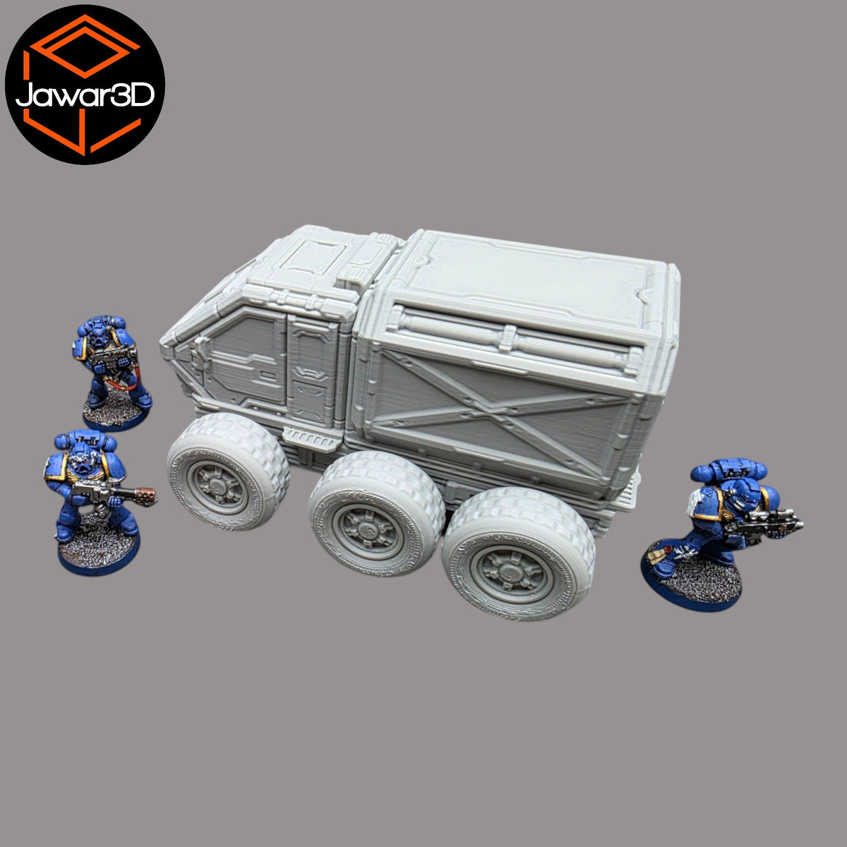 District 12 Vehicle #4 -28mm Wargaming Scatter Terrain Scenery Tabletop Miniature Jawar3d