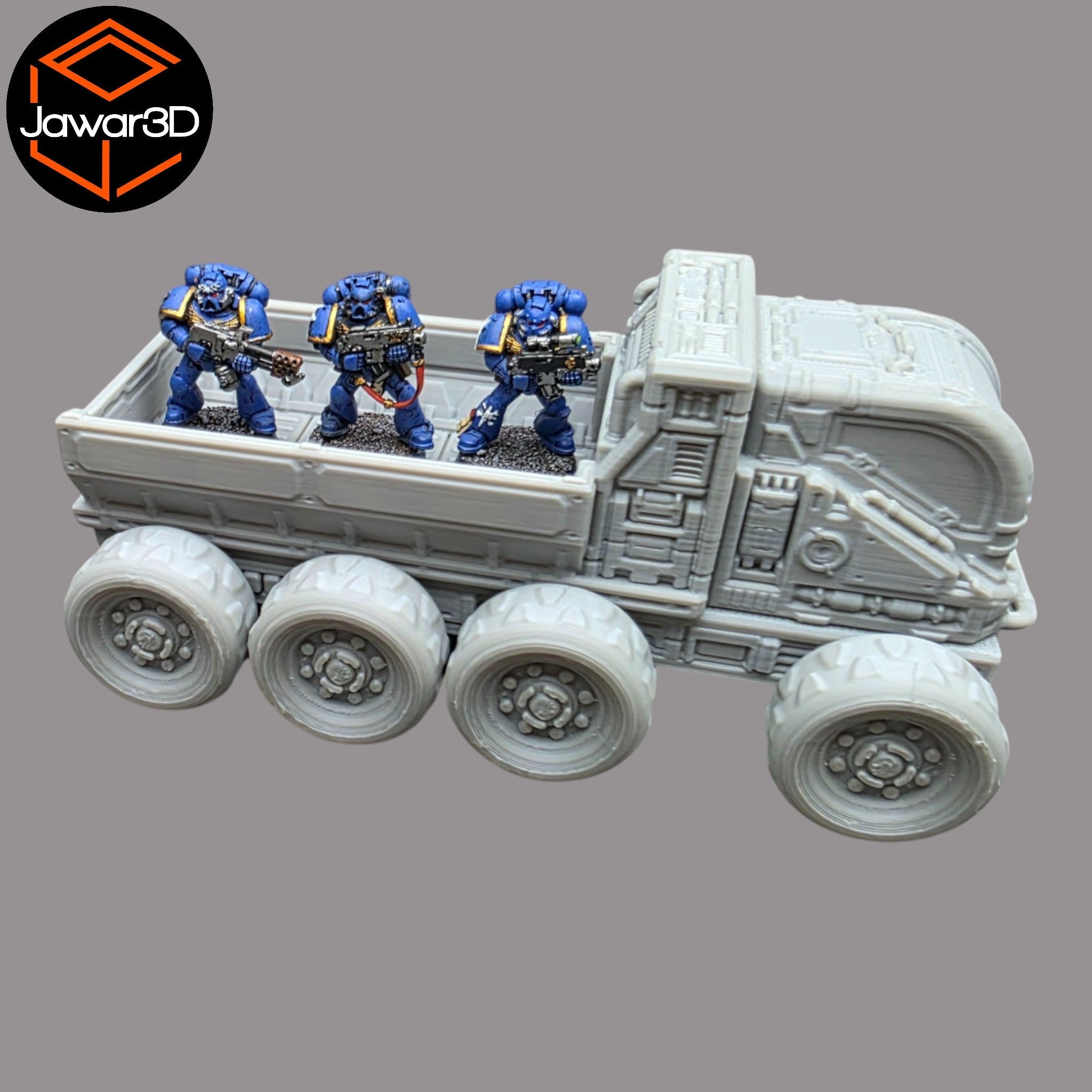 District 12 Vehicle #6 -28mm Wargaming Scatter Terrain Scenery Tabletop Miniature Jawar3d