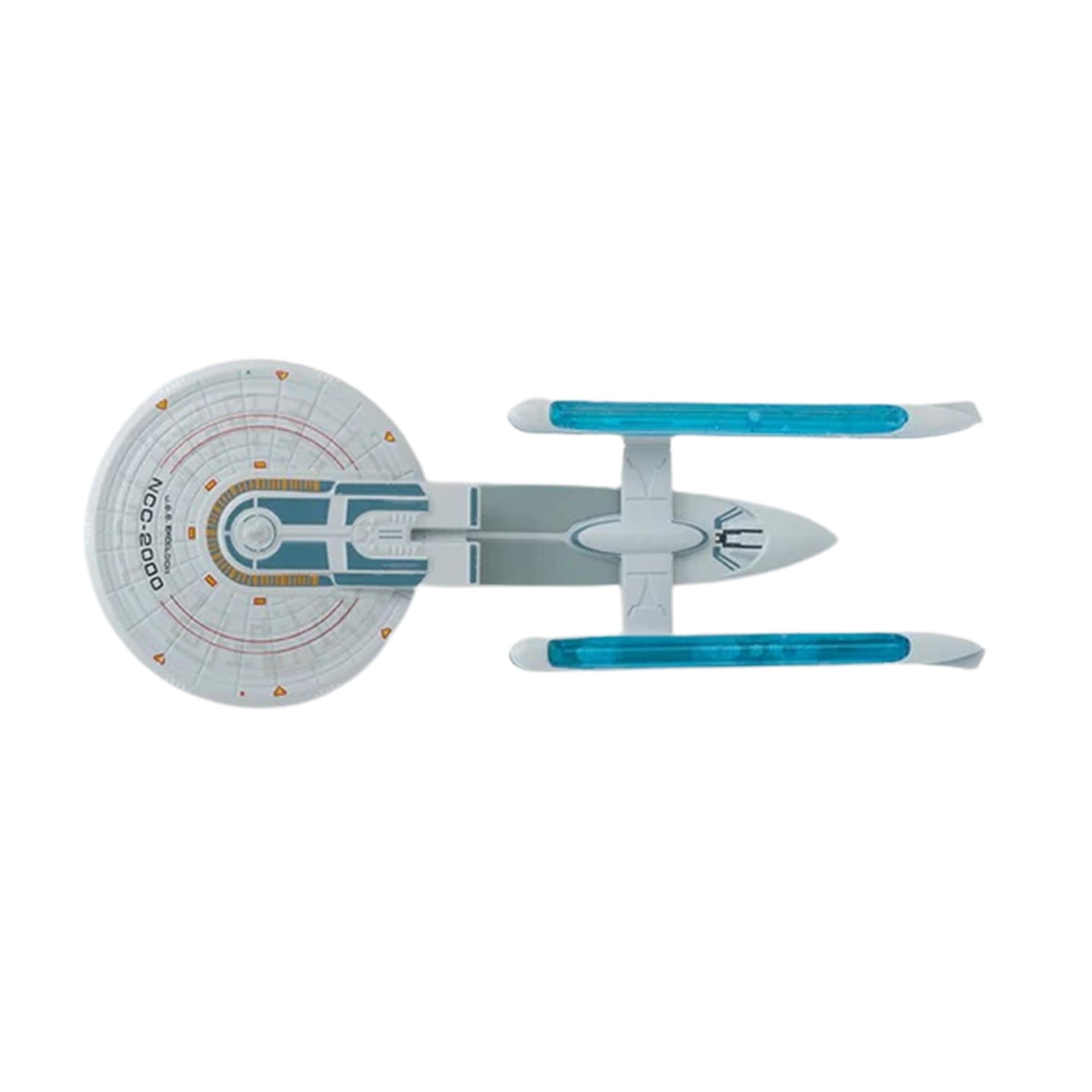 #08 U.S.S. Excelsior NCC-2000 (Excelsior class) Model Diecast Ship (Eaglemoss / Star Trek) Real Merch