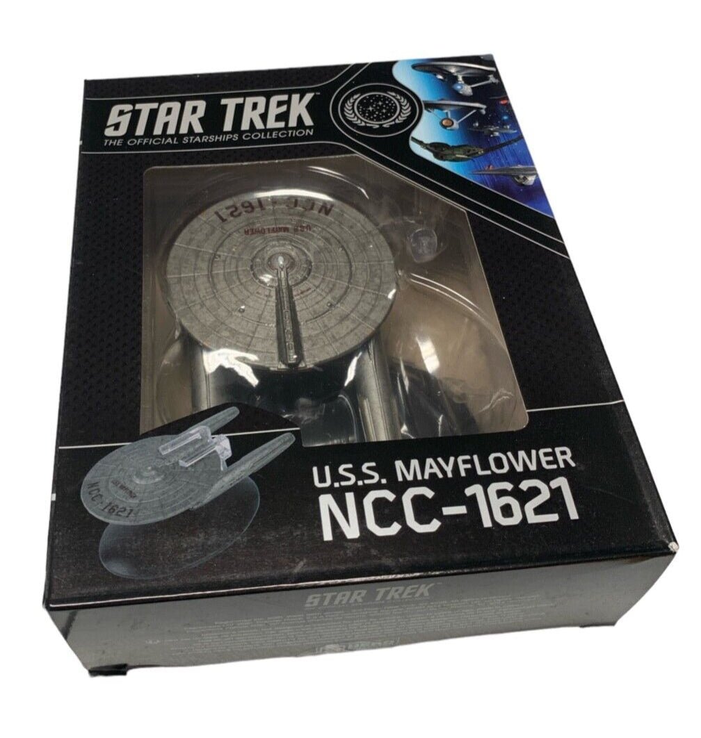 #27 U.S.S. Mayflower NCC-1621 (Mayflower-type) Starship Diecast Model Ship BONUS ISSUE (Eaglemoss / Star Trek) Real Merch