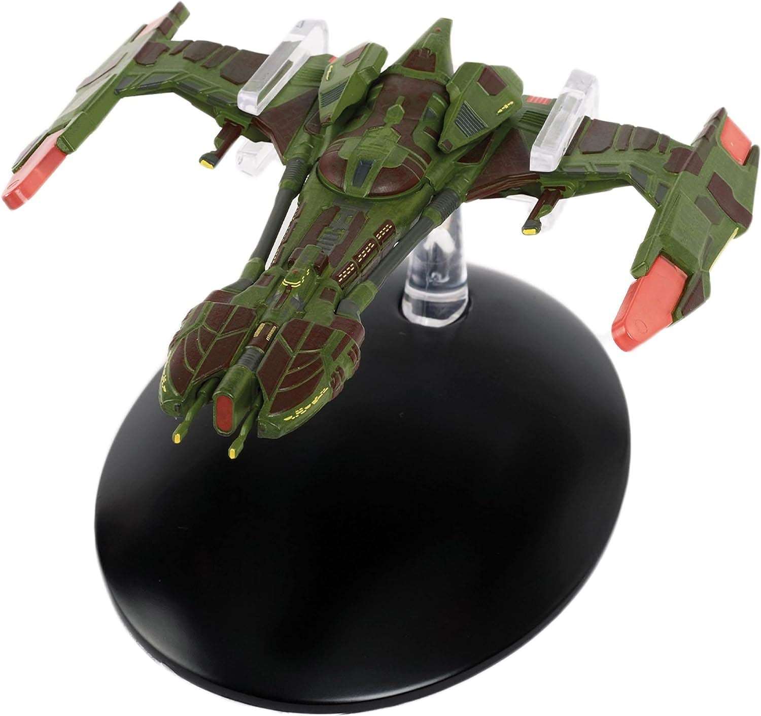 #12 I.K.S. Mat'ha-class Klingon Raptor Diecast Model Ship STO (Eaglemoss / Star Trek) Real Merch