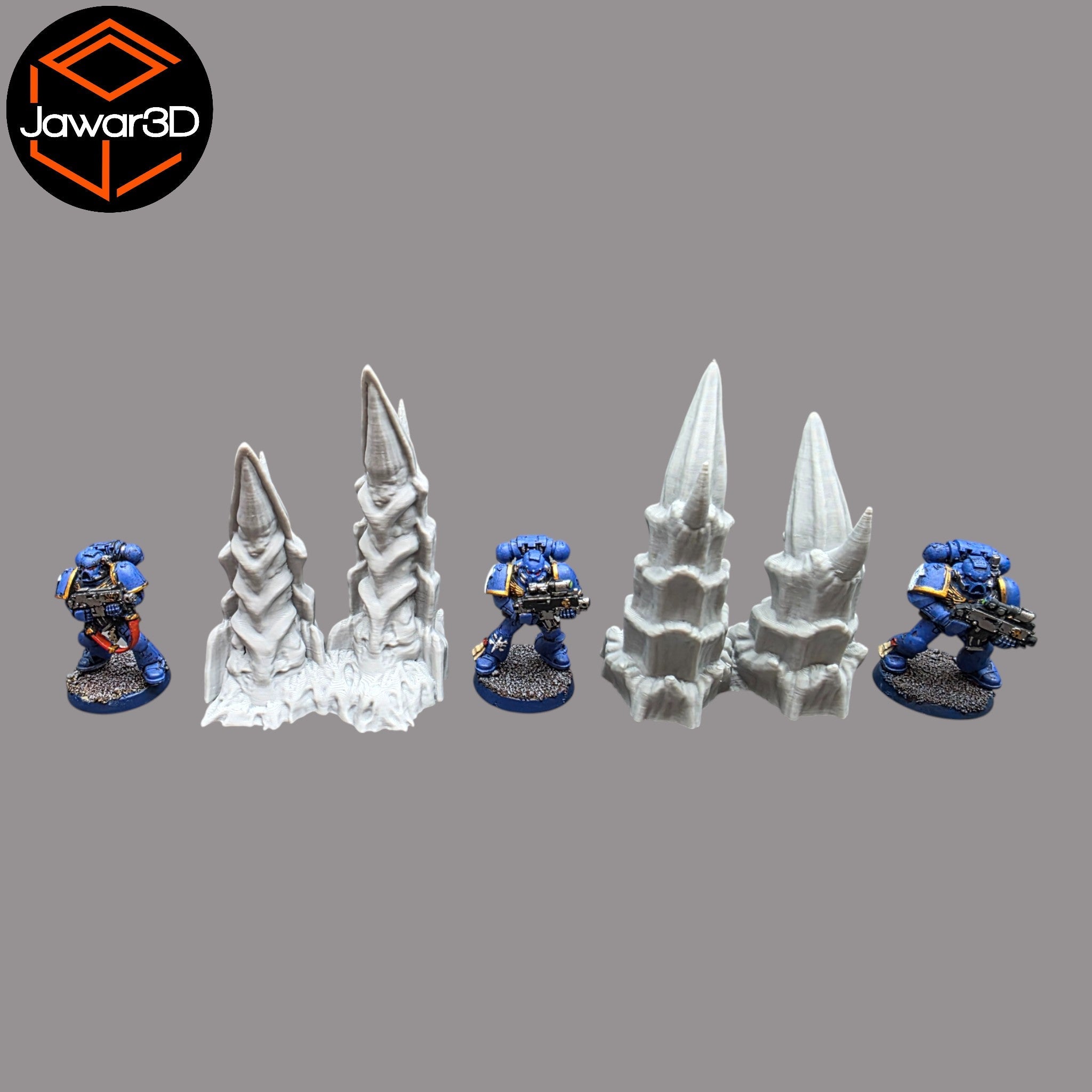 Spikes - 28mm Wargaming Scatter Terrain Scenery Tabletop Miniature Jawar3d