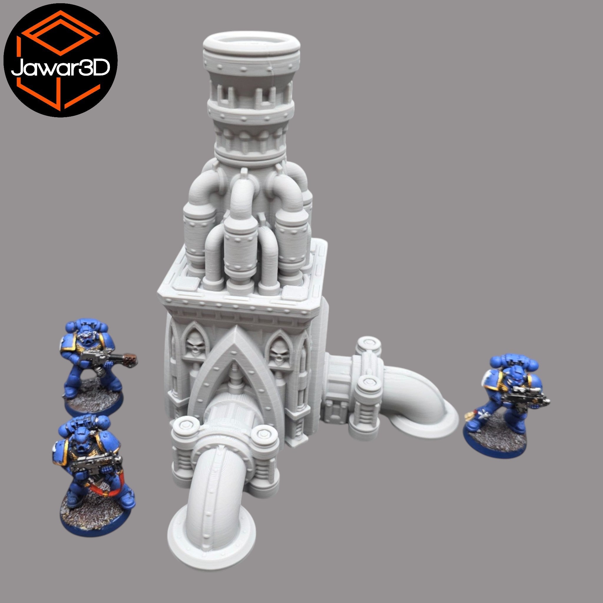 Smokestack - 28mm Wargaming Scatter Terrain Scenery Tabletop Miniature Jawar3d