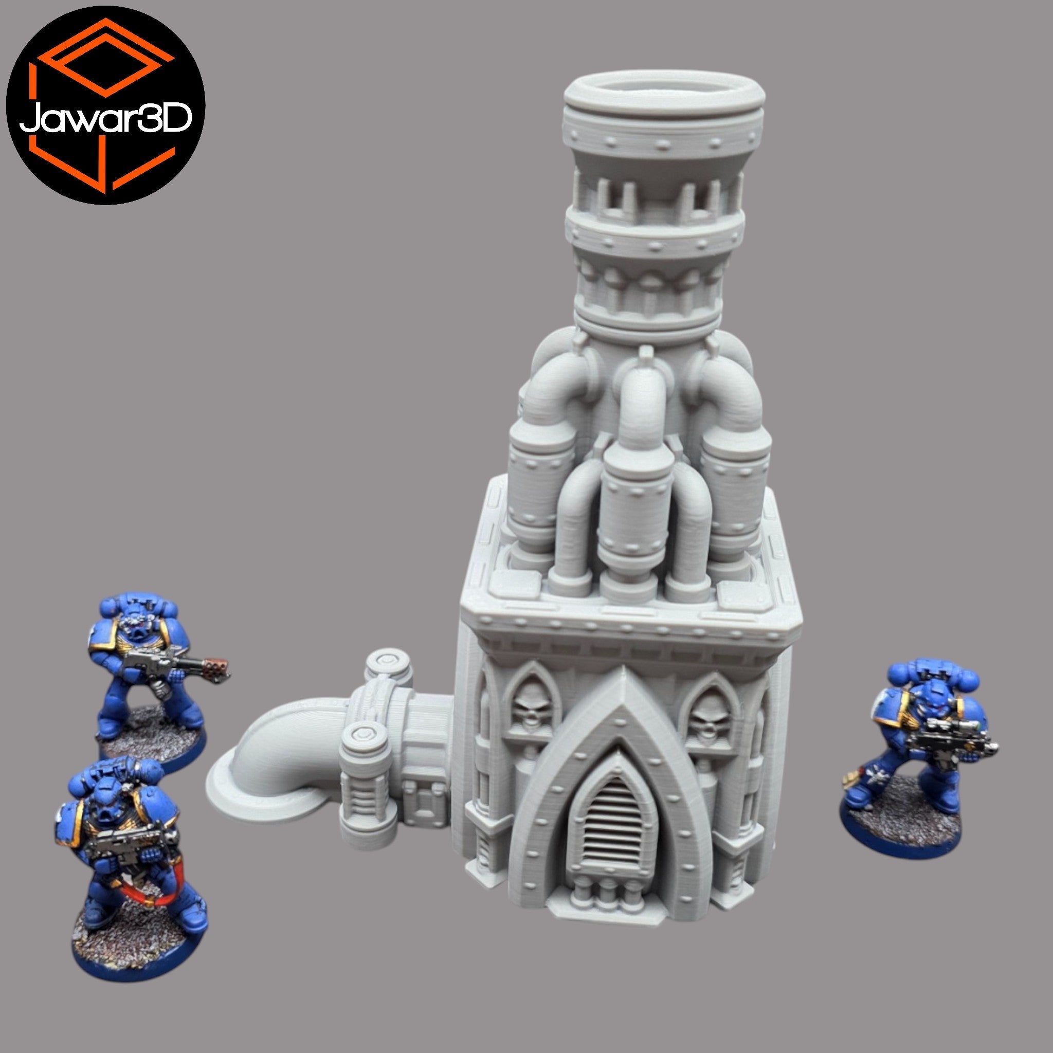 Smokestack - 28mm Wargaming Scatter Terrain Scenery Tabletop Miniature Jawar3d