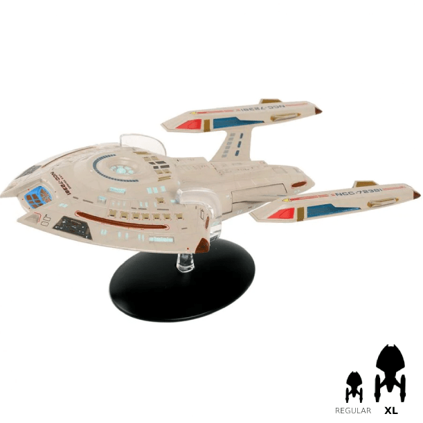 #27 U.S.S. Equinox NCC-72381 XL EDITION Model Diecast Ship (Eaglemoss / Star Trek) New Real Merch
