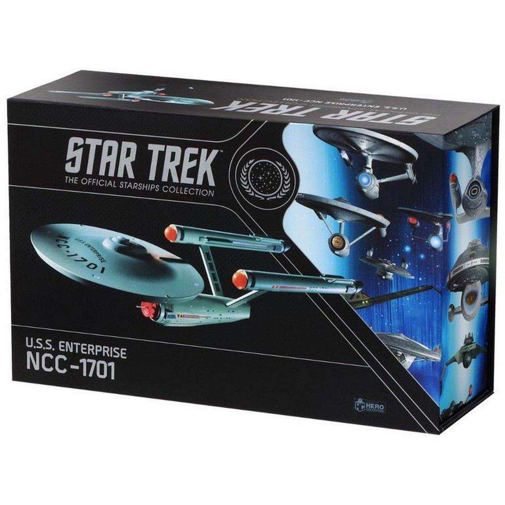 #01 U.S.S. Enterprise NCC-1701 XL EDITION Die-Cast Model Ship TOS (Eaglemoss / Star Trek) Real Merch