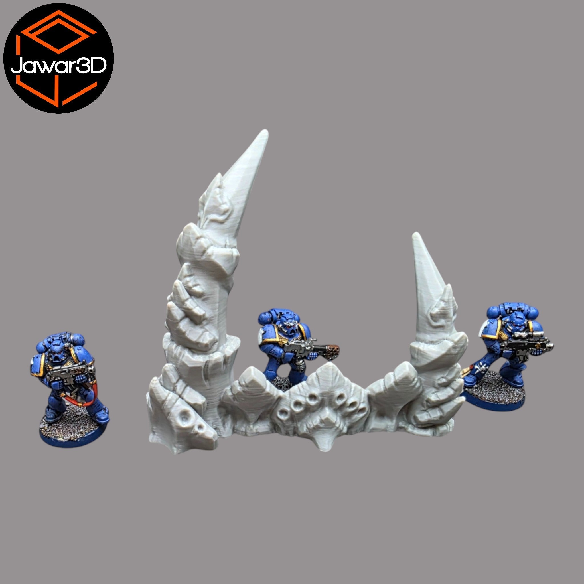 Spike Barrier - 28mm Wargaming Scatter Terrain Scenery Tabletop Miniature Jawar3d