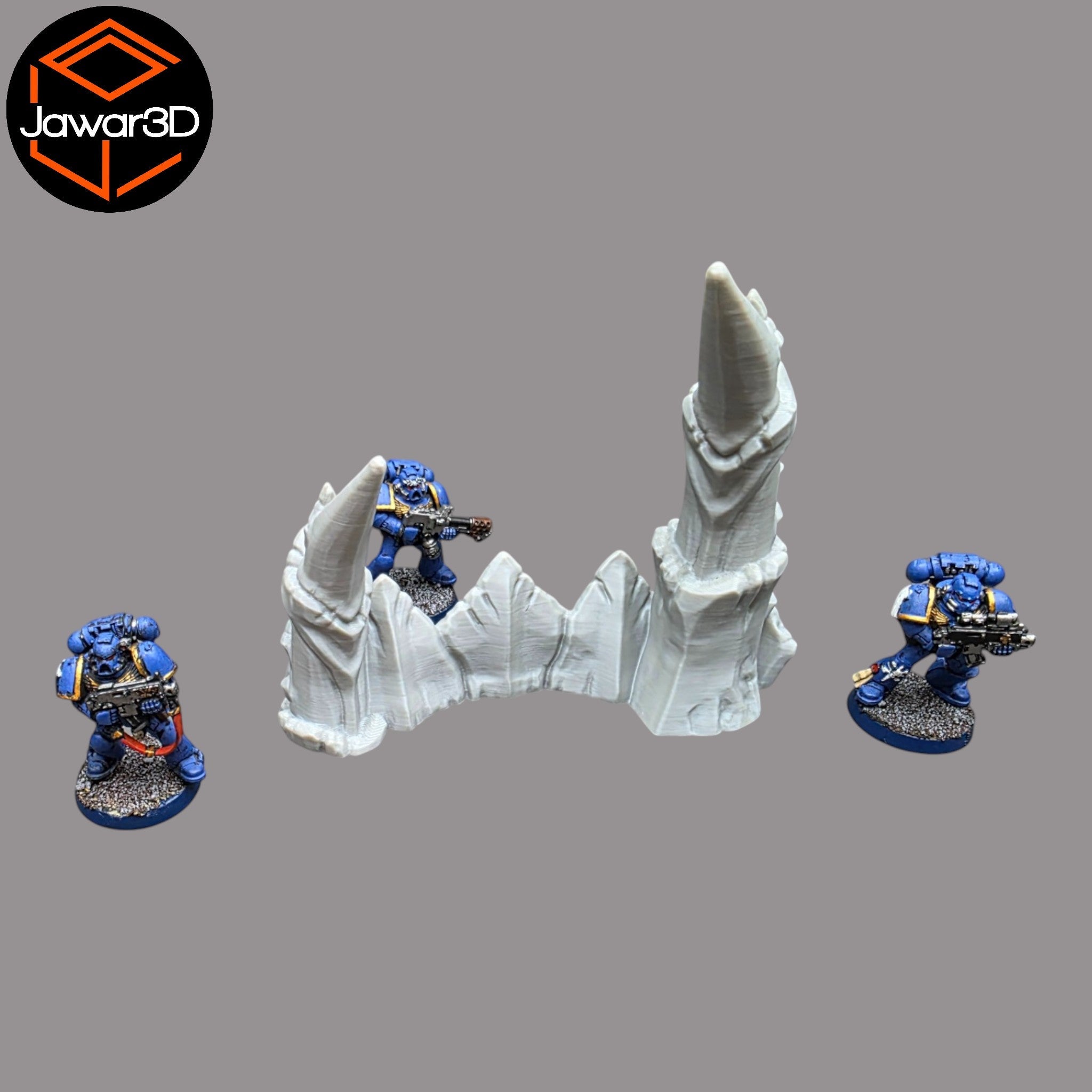 Spike Barrier - 28mm Wargaming Scatter Terrain Scenery Tabletop Miniature Jawar3d