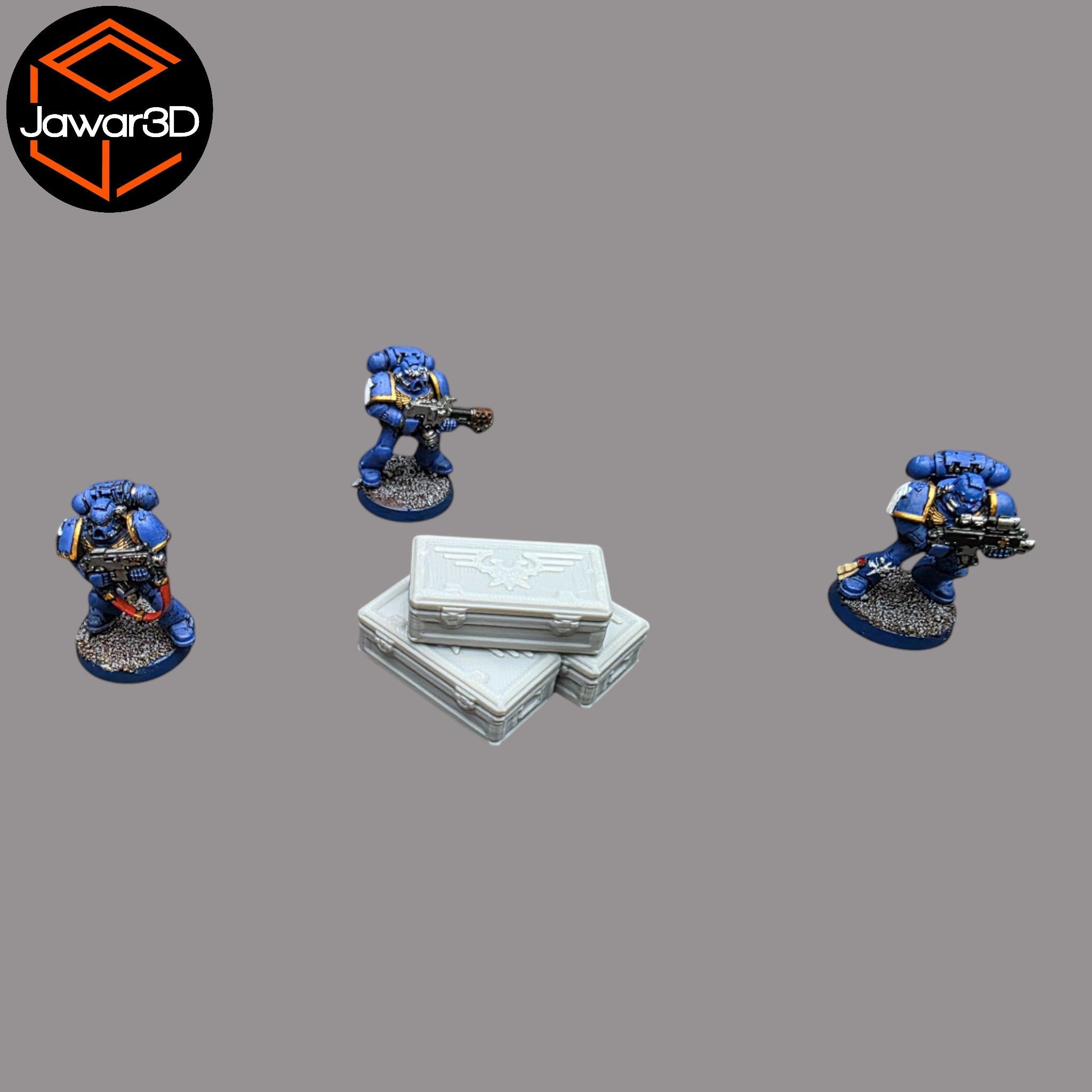 Imperial Crates - 28mm Wargaming Scatter Terrain Scenery Tabletop Miniature Jawar3d