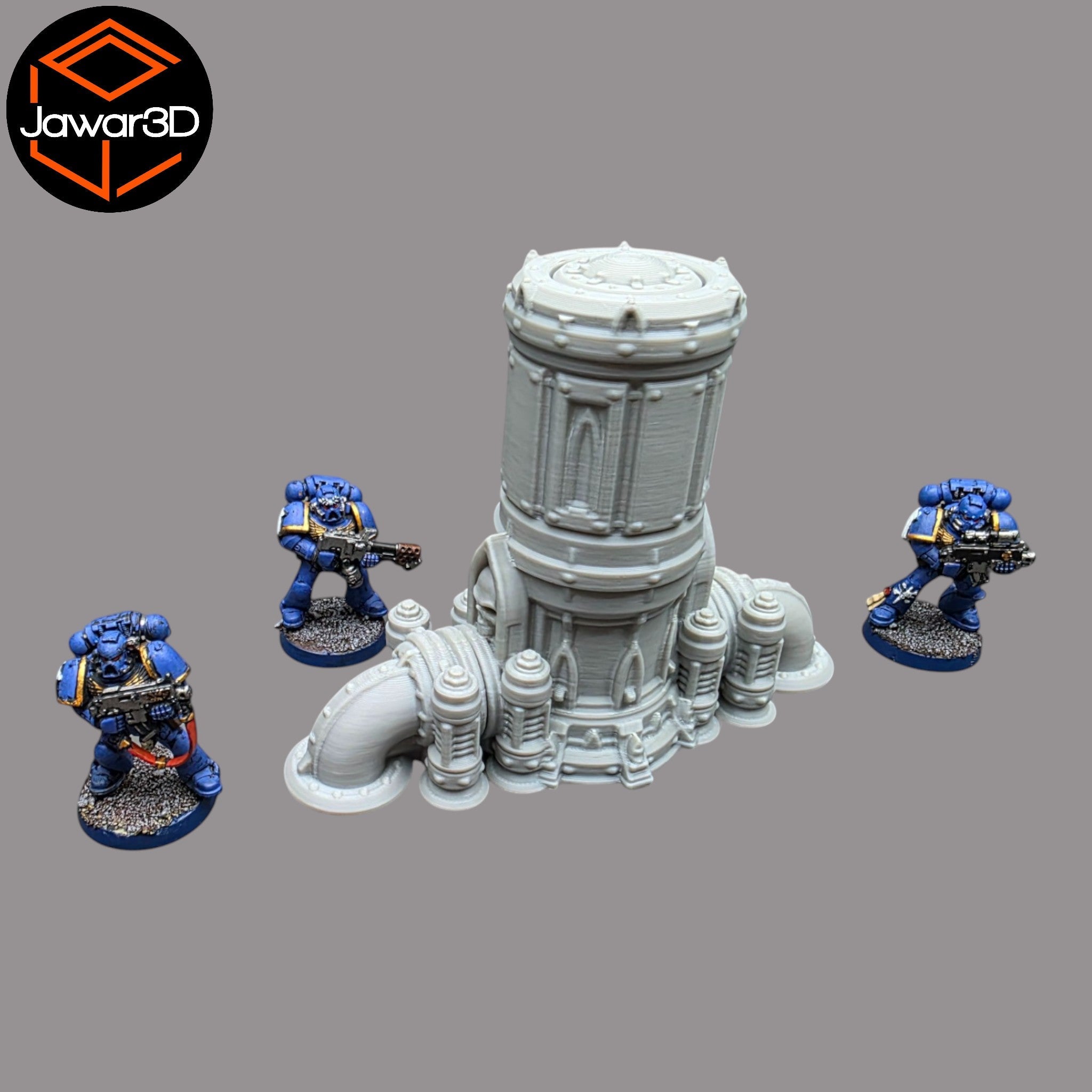 Refinery - 28mm Wargaming Scatter Terrain Scenery Tabletop Miniature Jawar3d