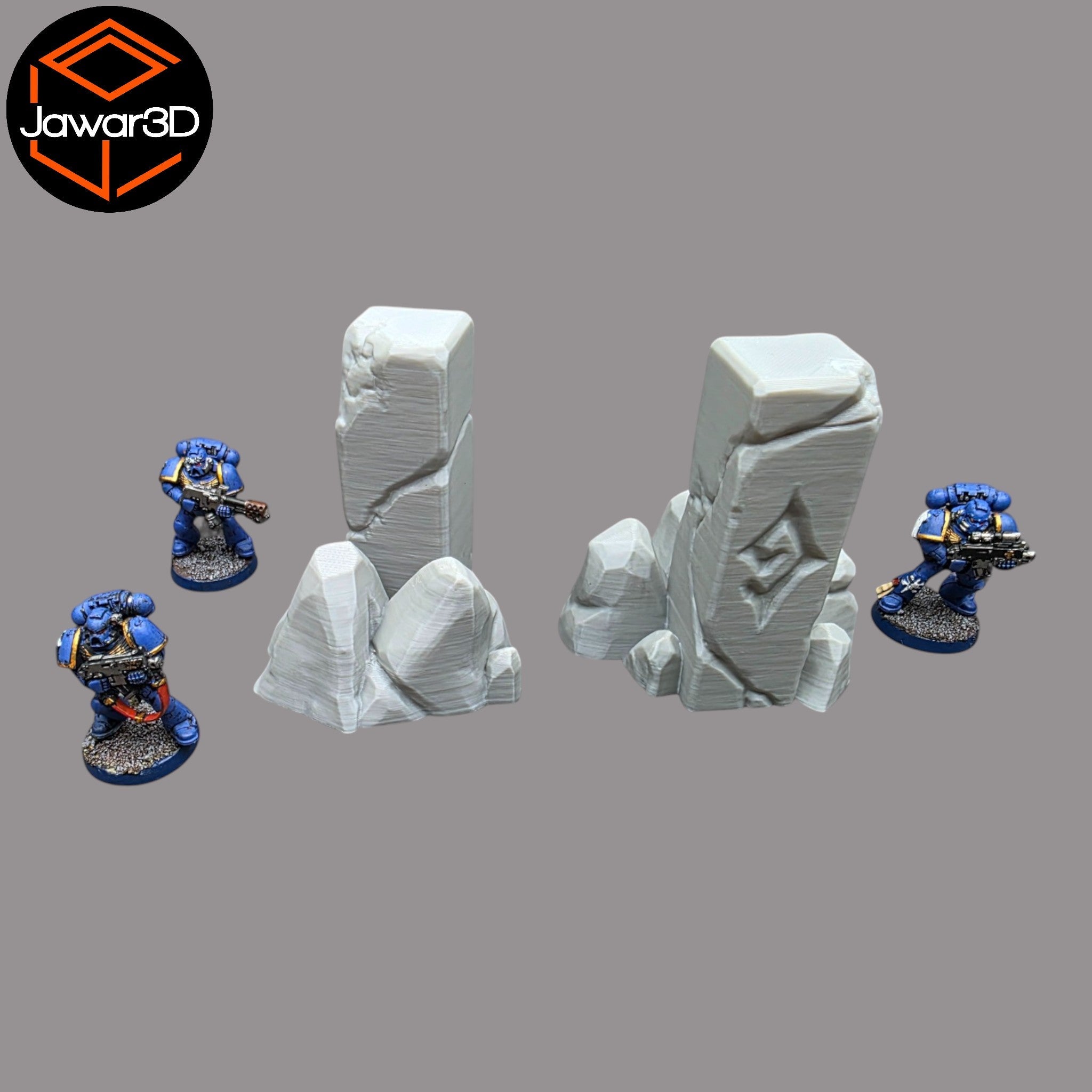 Stone Demon Symbol - 28mm Wargaming Scatter Terrain Scenery Tabletop Miniature Jawar3d