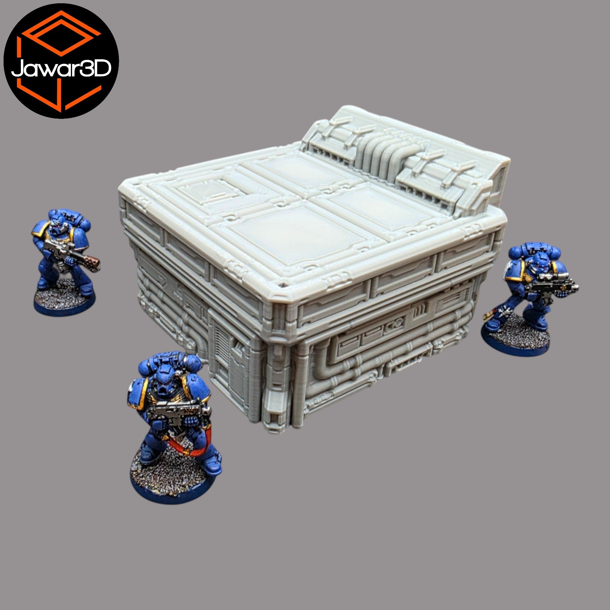 Production Building #1- 28mm Wargaming Scatter Terrain Scenery Tabletop Miniature Jawar3d