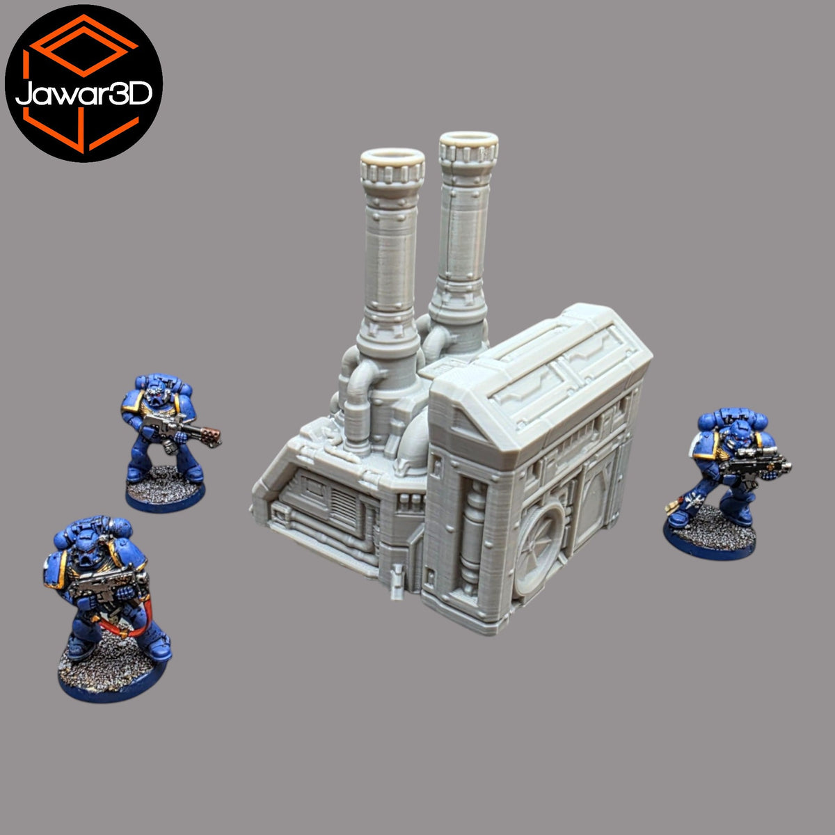 Production Reactor - 28mm Wargaming Scatter Terrain Scenery Tabletop Miniature Jawar3d