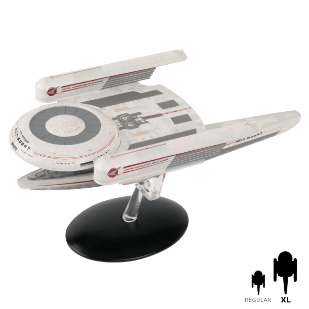 #28 Oberth Class U.S.S. Pegasus NCC-53847 XL EDITION Model Diecast Ship (Eaglemoss / Star Trek) Real Merch