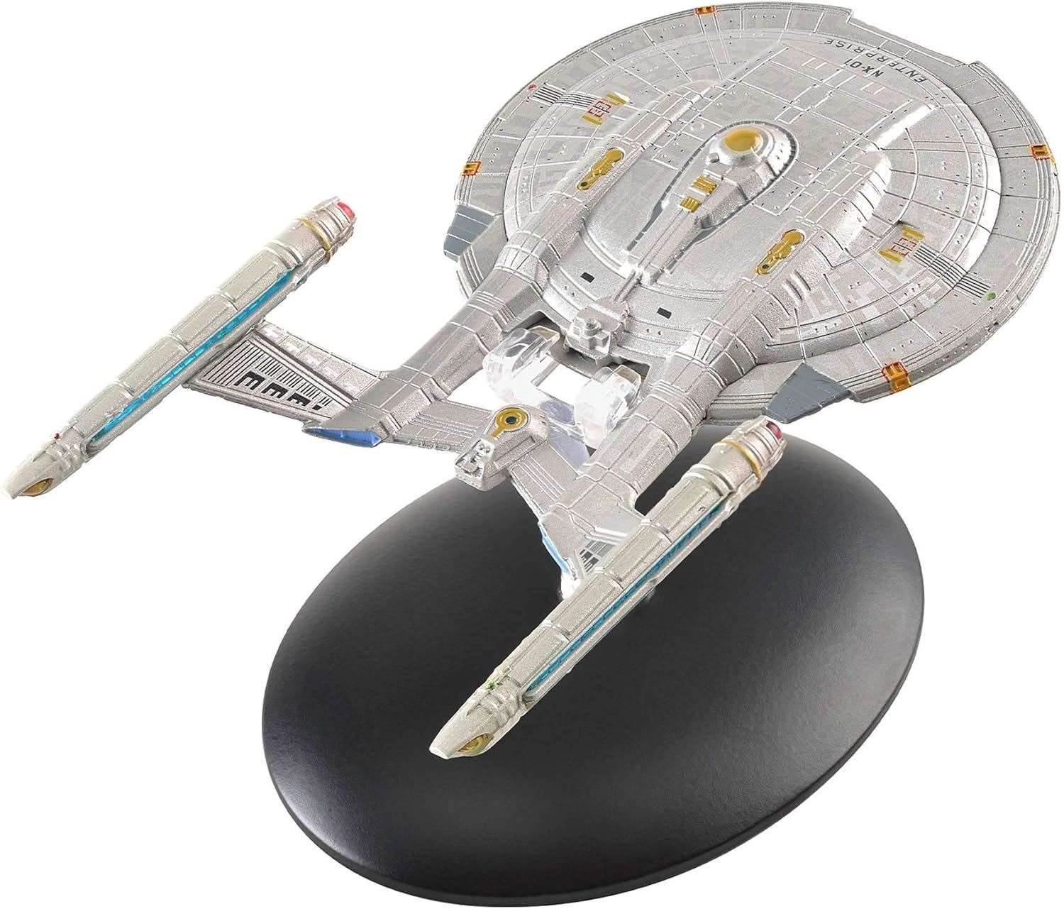 #04 Enterprise NX-01 Diecast Model Ship (Eaglemoss / Star Trek) Real Merch