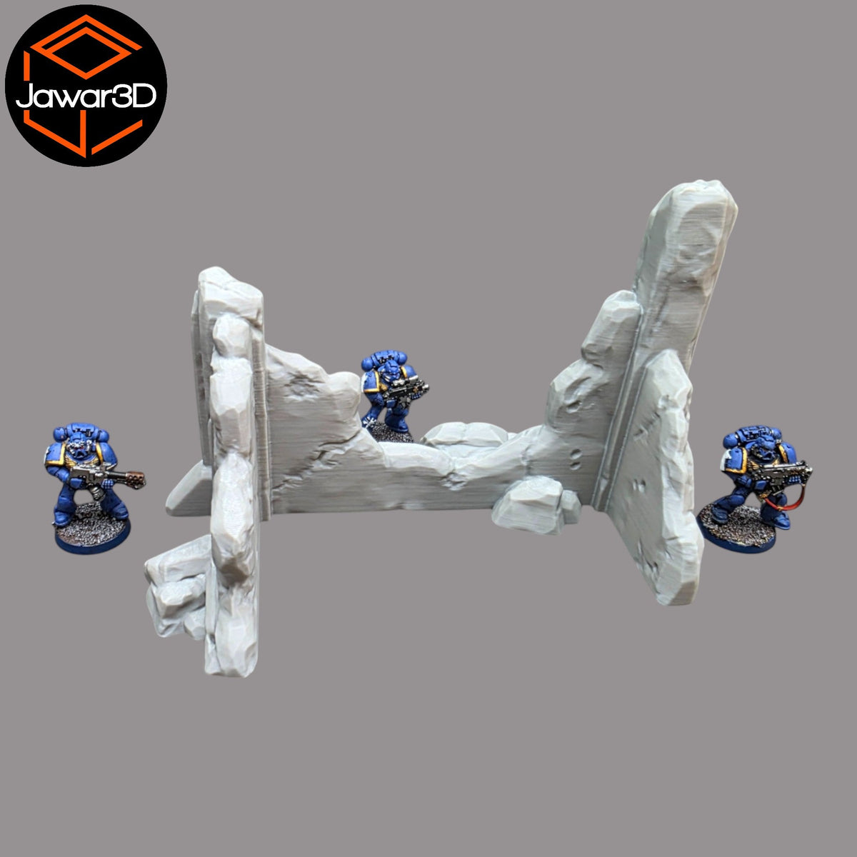Debris Building 2 - 28mm Wargaming Scatter Terrain Scenery Tabletop Miniature Jawar3d