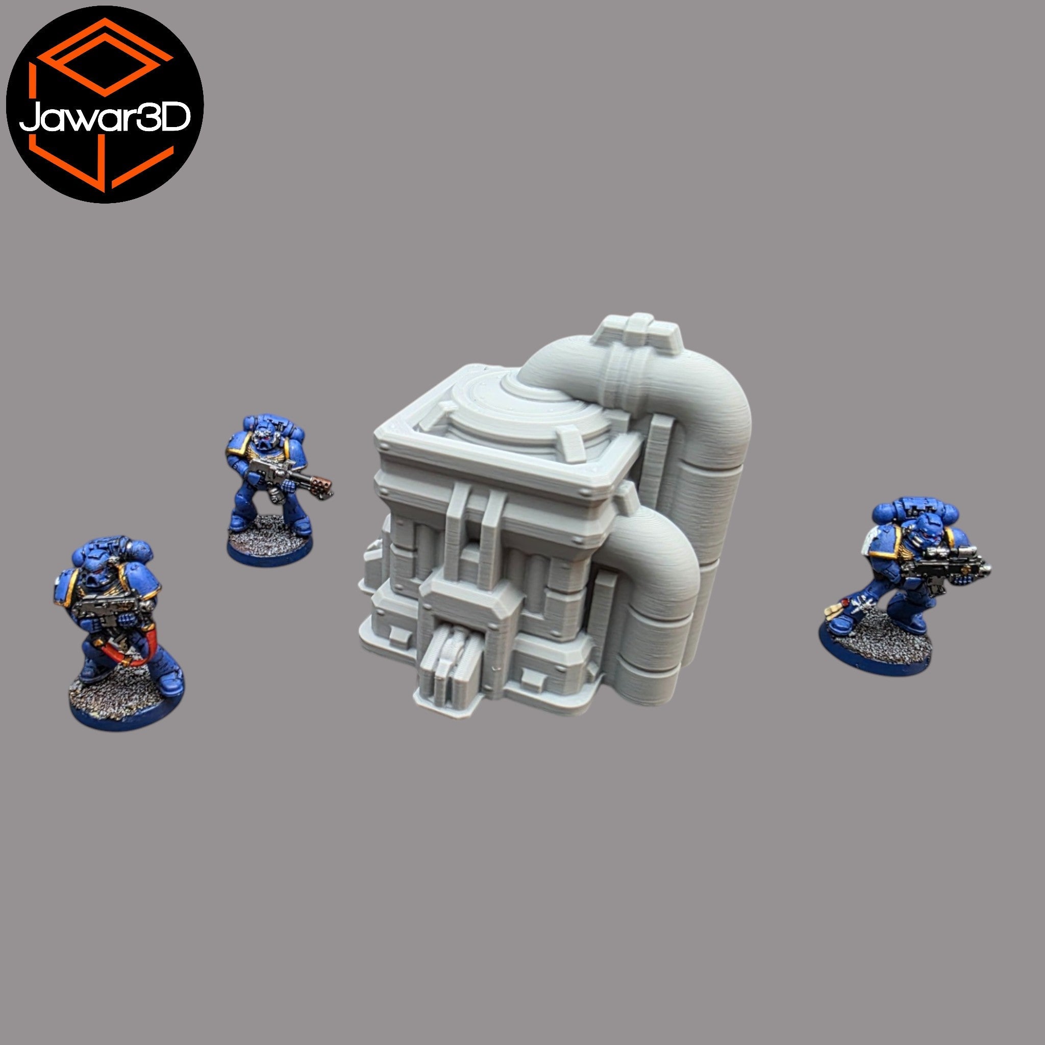 Production Building #4 - 28mm Wargaming Scatter Terrain Scenery Tabletop Miniature Jawar3d