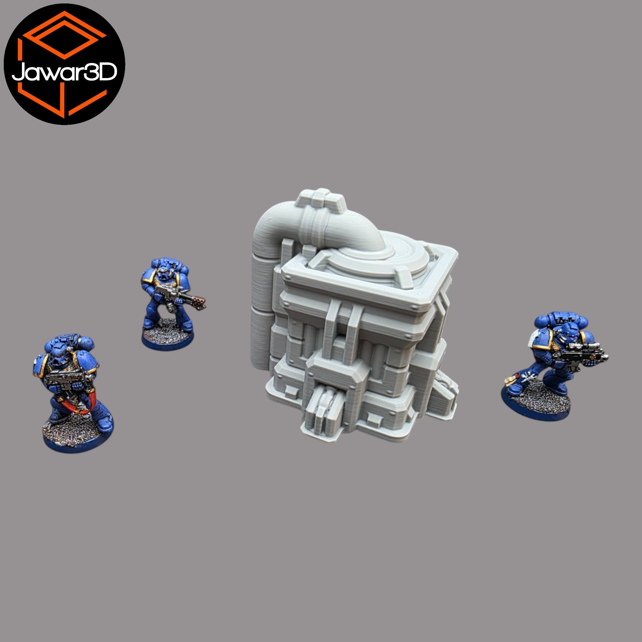 Production Building #4 - 28mm Wargaming Scatter Terrain Scenery Tabletop Miniature Jawar3d