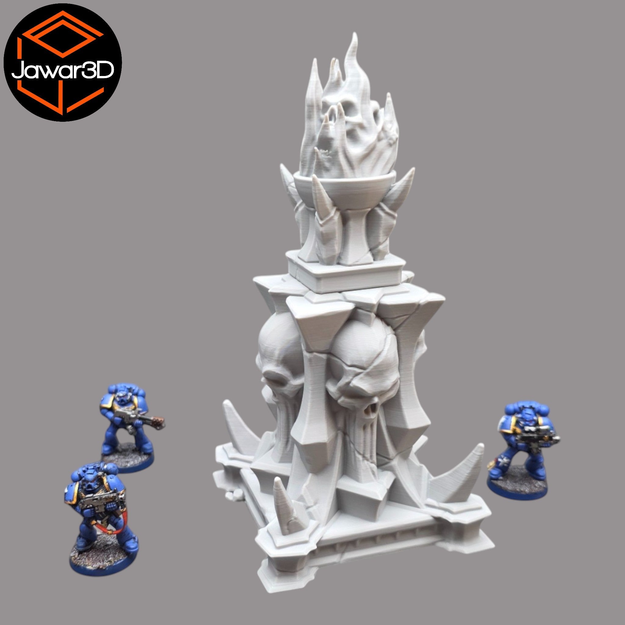 Torch Pillar - 28mm Wargaming Scatter Terrain Scenery Tabletop Miniature Jawar3d