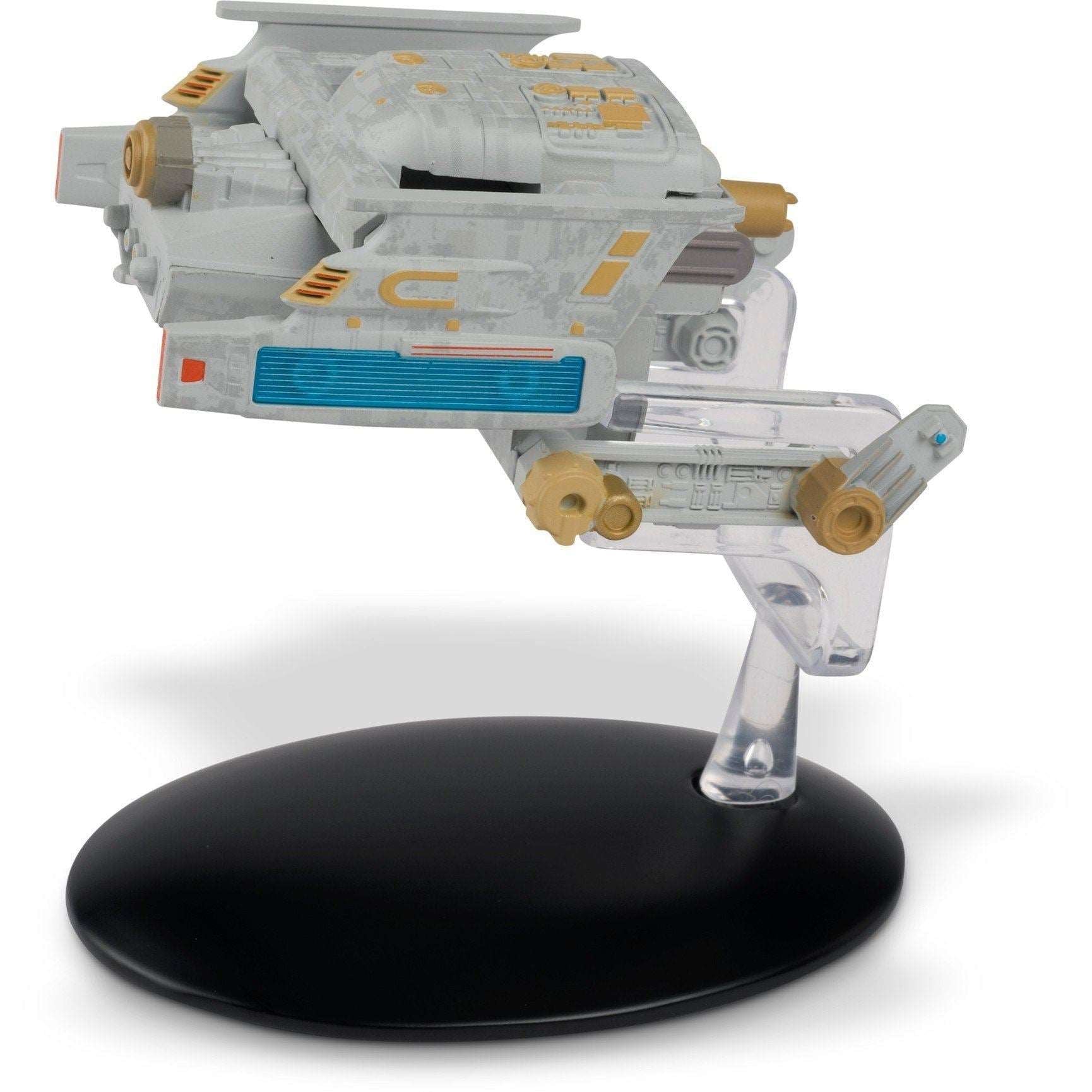 #140 Starfleet Federation Tug Starship Model Die Cast Ship (Eaglemoss / Star Trek) Real Merch