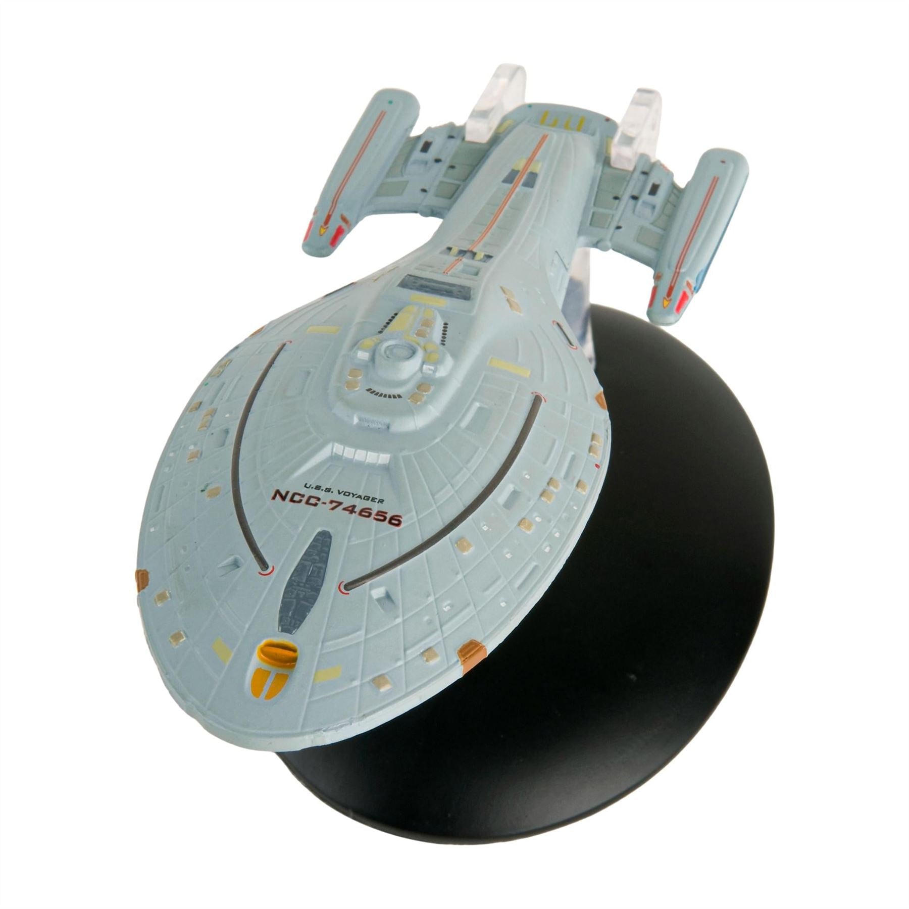 #06 U.S.S. Voyager NCC-74656 (Intrepid-class) Model Diecast Ship (Eaglemoss / Star Trek) Real Merch