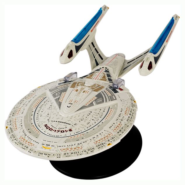 #03 U.S.S. Enterprise NCC-1701-E (Sovereign-class) XL EDITION Ship Model Die Cast Starship (Eaglemoss / Star Trek) Real Merch